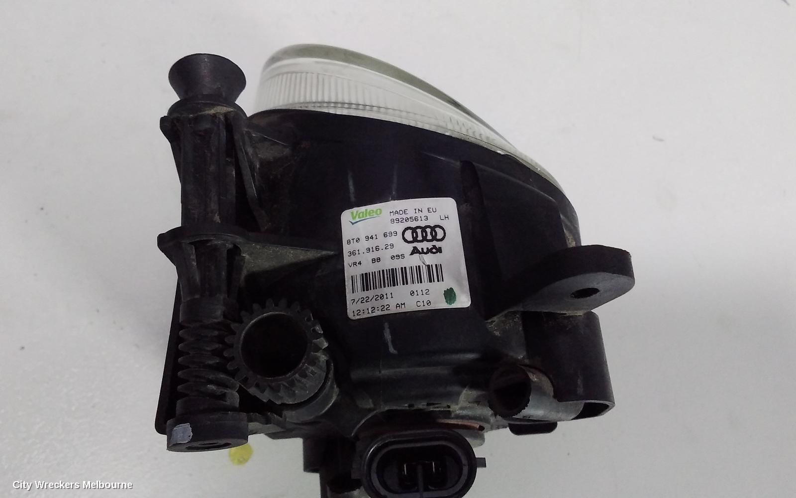 AUDI A5 LEFT INDICATOR/FOG/SIDE, BUMPER FOGLAMP, 8T, A5/S5, RECTANGLE TYPE, NON S-LINE, 10/2011 - 11/2016