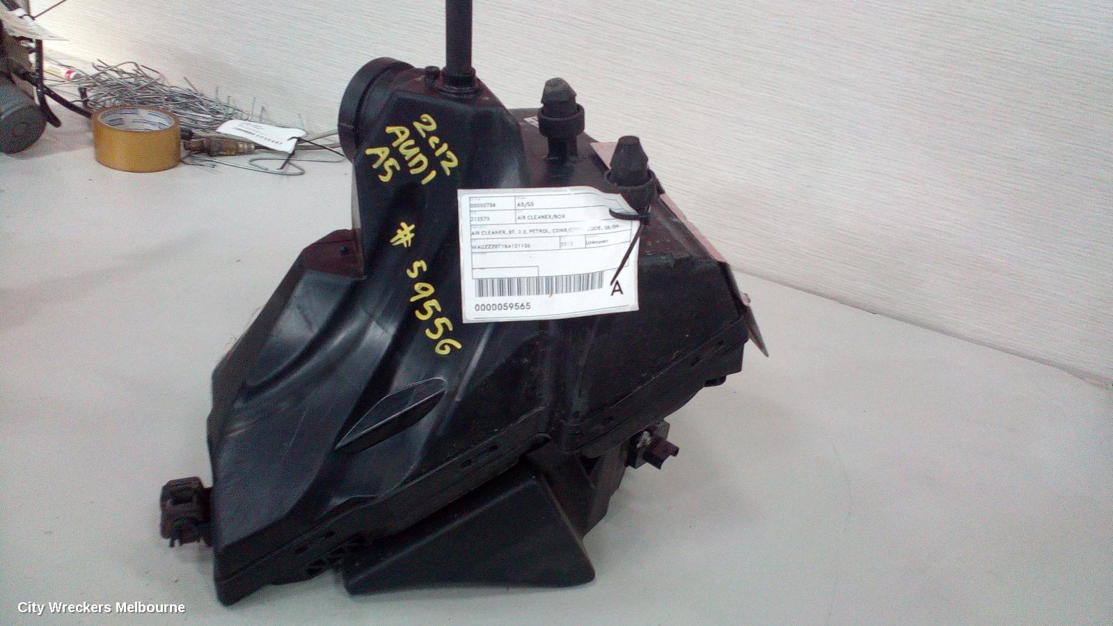 AUDI A5 AIR CLEANER/BOX, AIR CLEANER, 8T, 2.0, PETROL, CDNB/CNCD CODE, 08/2009 ONWARDS