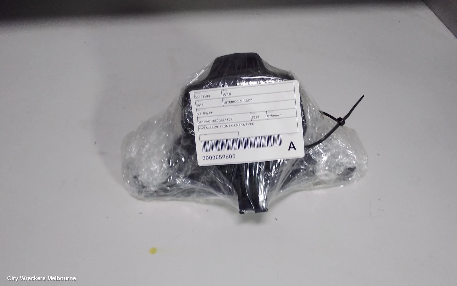 SUBARU WRX INTERIOR MIRROR, V1, 03/2014 - 10/2021