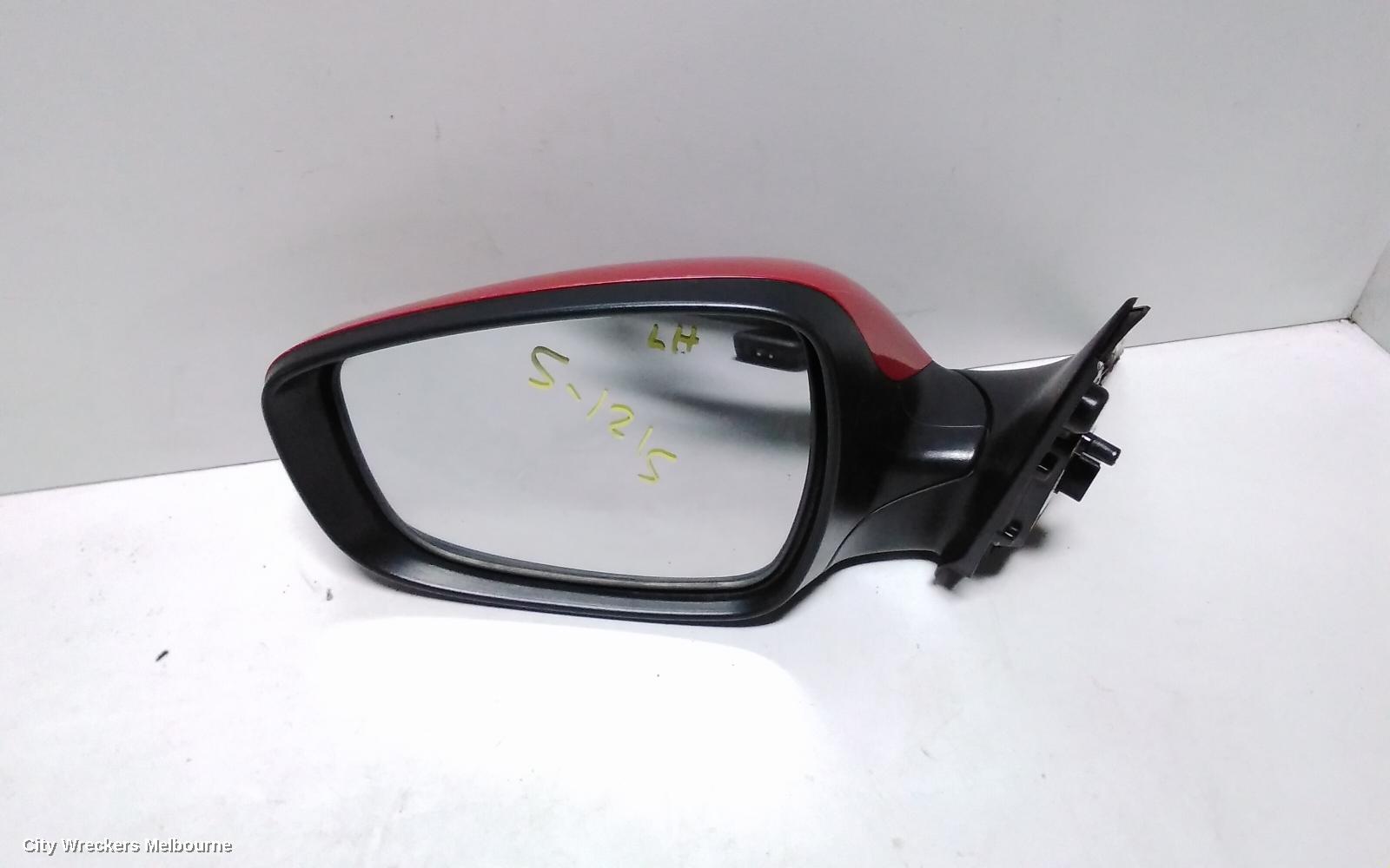 HYUNDAI VELOSTER LEFT DOOR MIRROR, FS, MANUAL FOLDING, NON HEATED TYPE, 12/2011 - 02/2018
