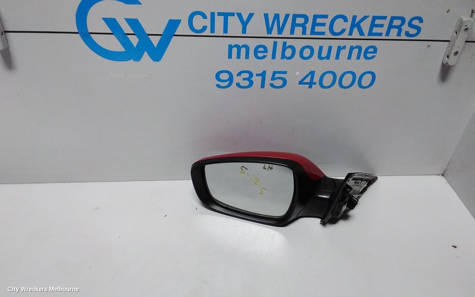 HYUNDAI VELOSTER LEFT DOOR MIRROR, FS, MANUAL FOLDING, NON HEATED TYPE, 12/2011 - 02/2018