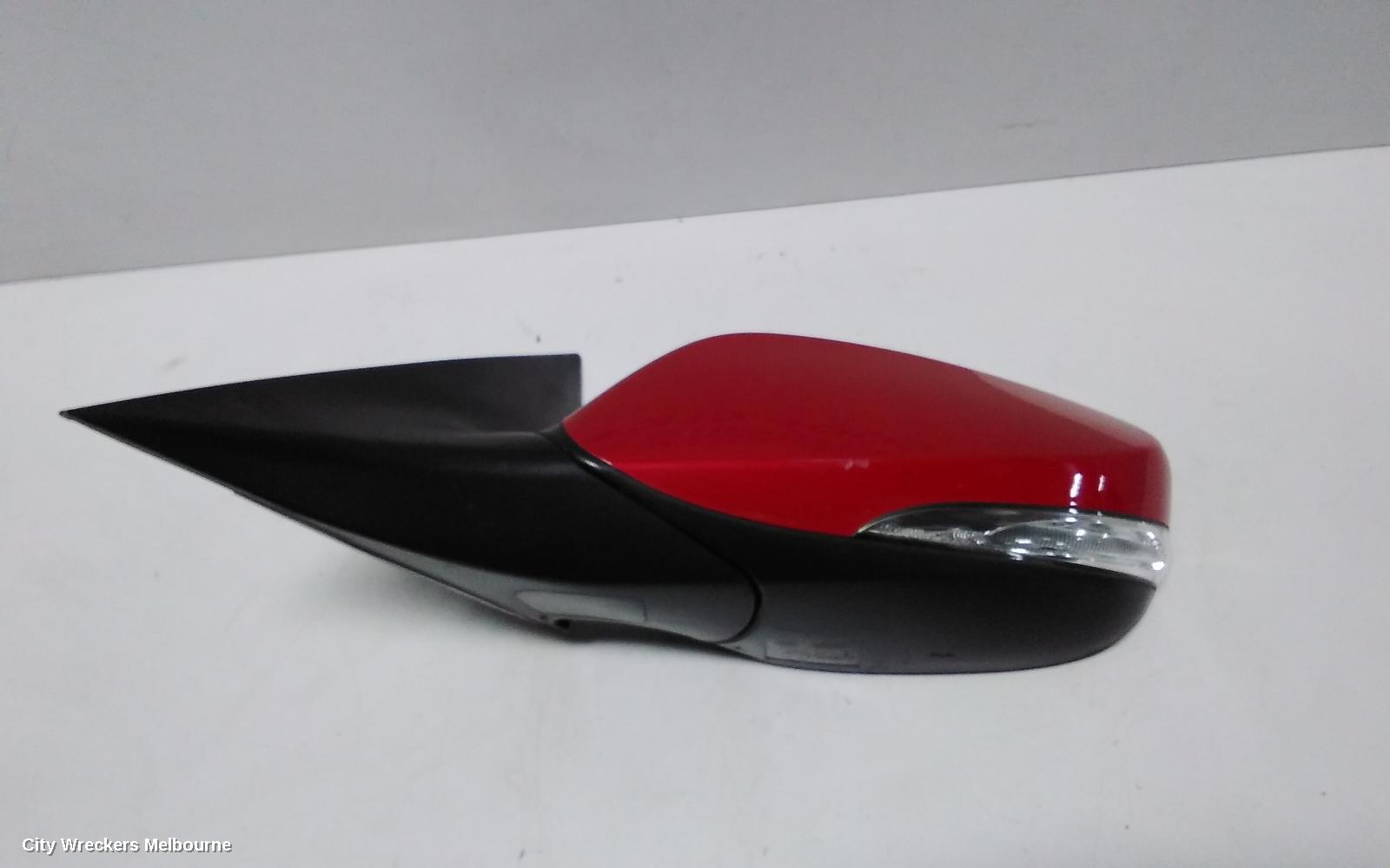 HYUNDAI VELOSTER LEFT DOOR MIRROR, FS, MANUAL FOLDING, NON HEATED TYPE, 12/2011 - 02/2018