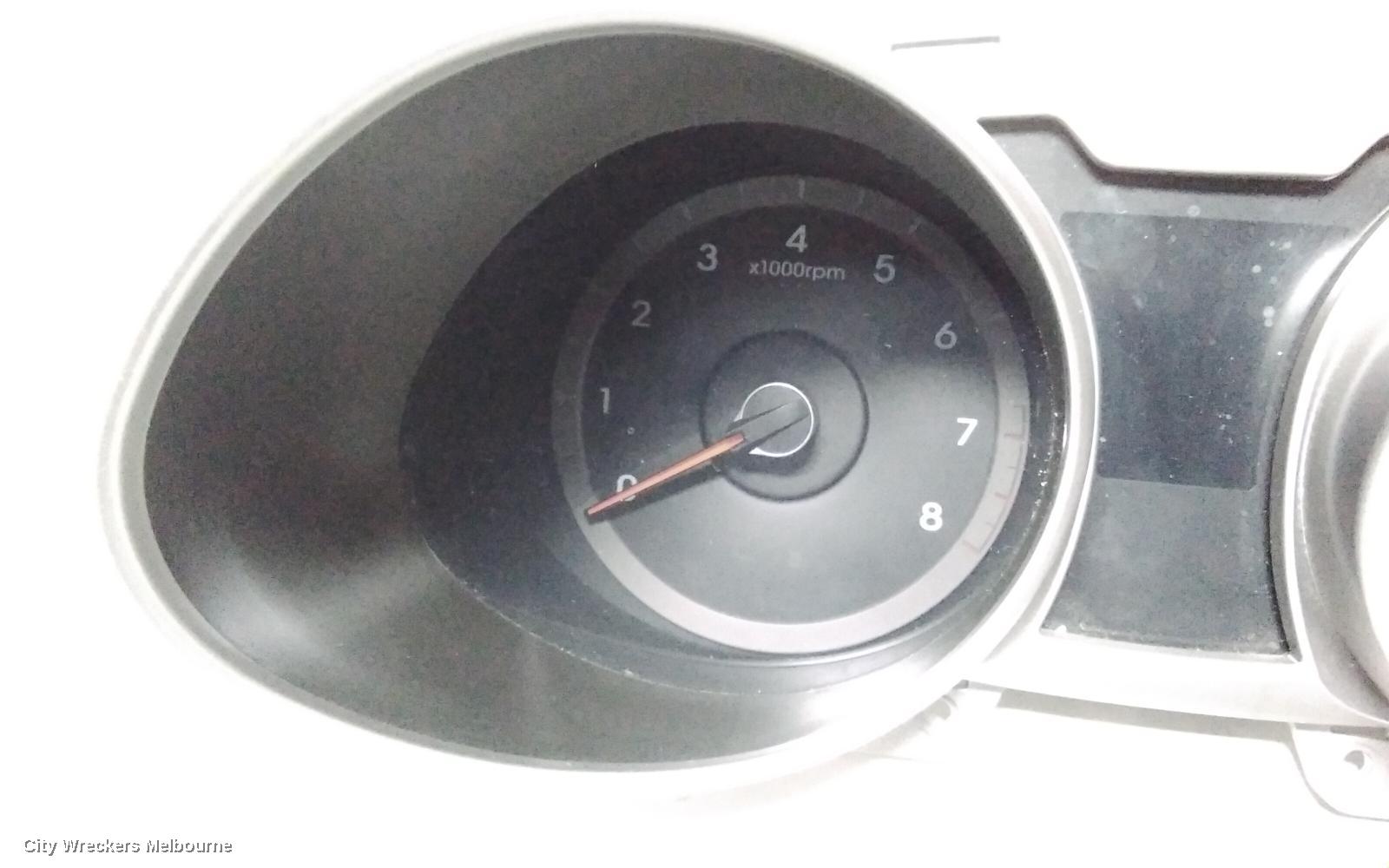 HYUNDAI VELOSTER INSTRUMENT CLUSTER, AUTO, NON BADGE ON TOP (SPEEDO TILL 240), NON TURBO TYPE, FS, 12/2011 - 02/2018