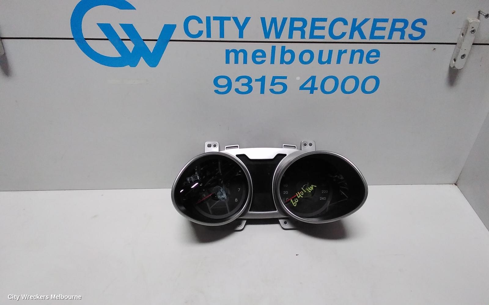 HYUNDAI VELOSTER INSTRUMENT CLUSTER, AUTO, NON BADGE ON TOP (SPEEDO TILL 240), NON TURBO TYPE, FS, 12/2011 - 02/2018
