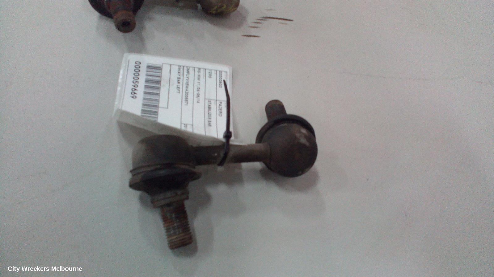 MITSUBISHI PAJERO STABILISER BAR, NS-NT-NW, FRONT SWAY BAR, 08/2006 - 08/2014