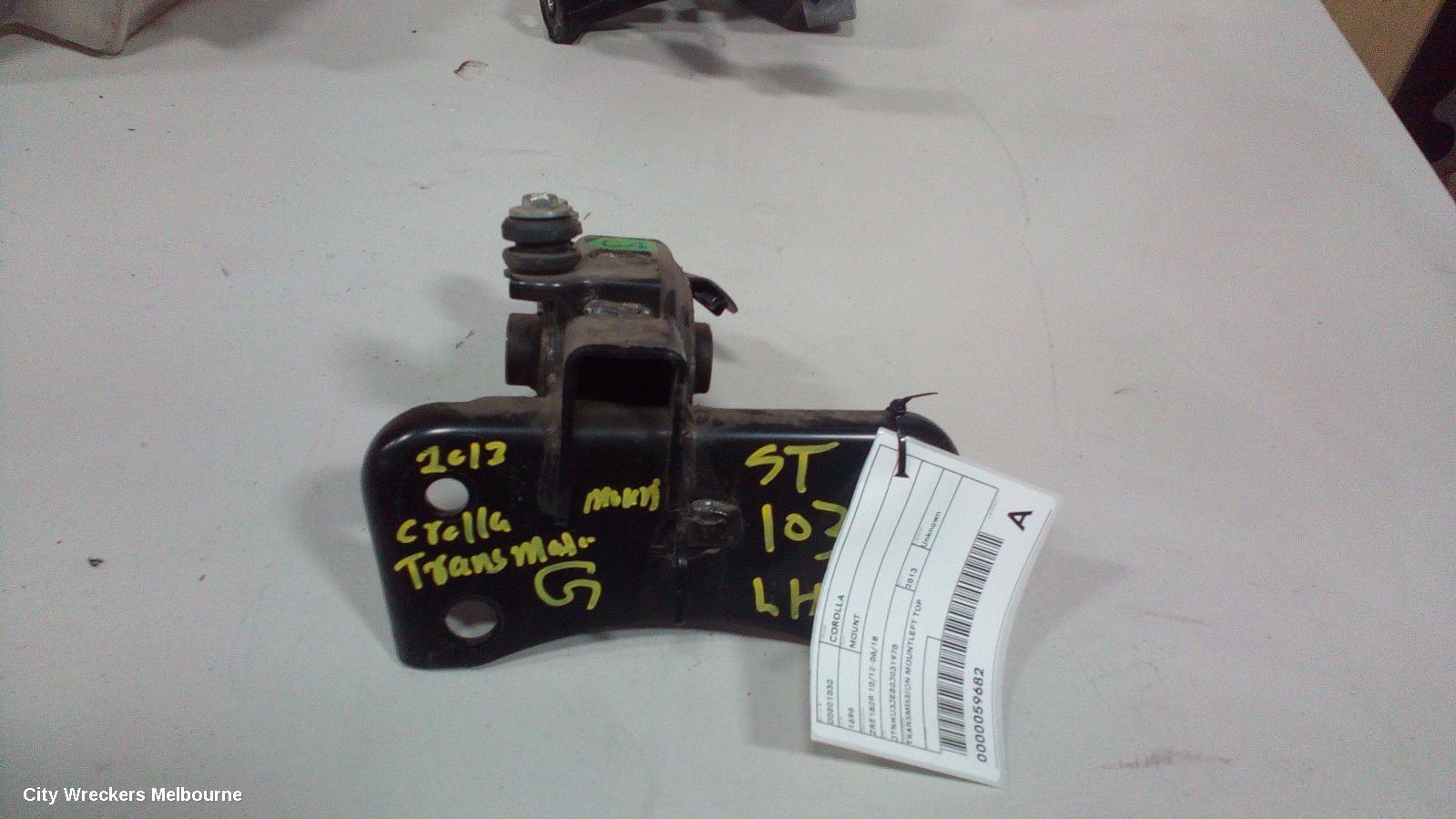 TOYOTA COROLLA MOUNT, ZRE182R 10/2012 - 06/2018