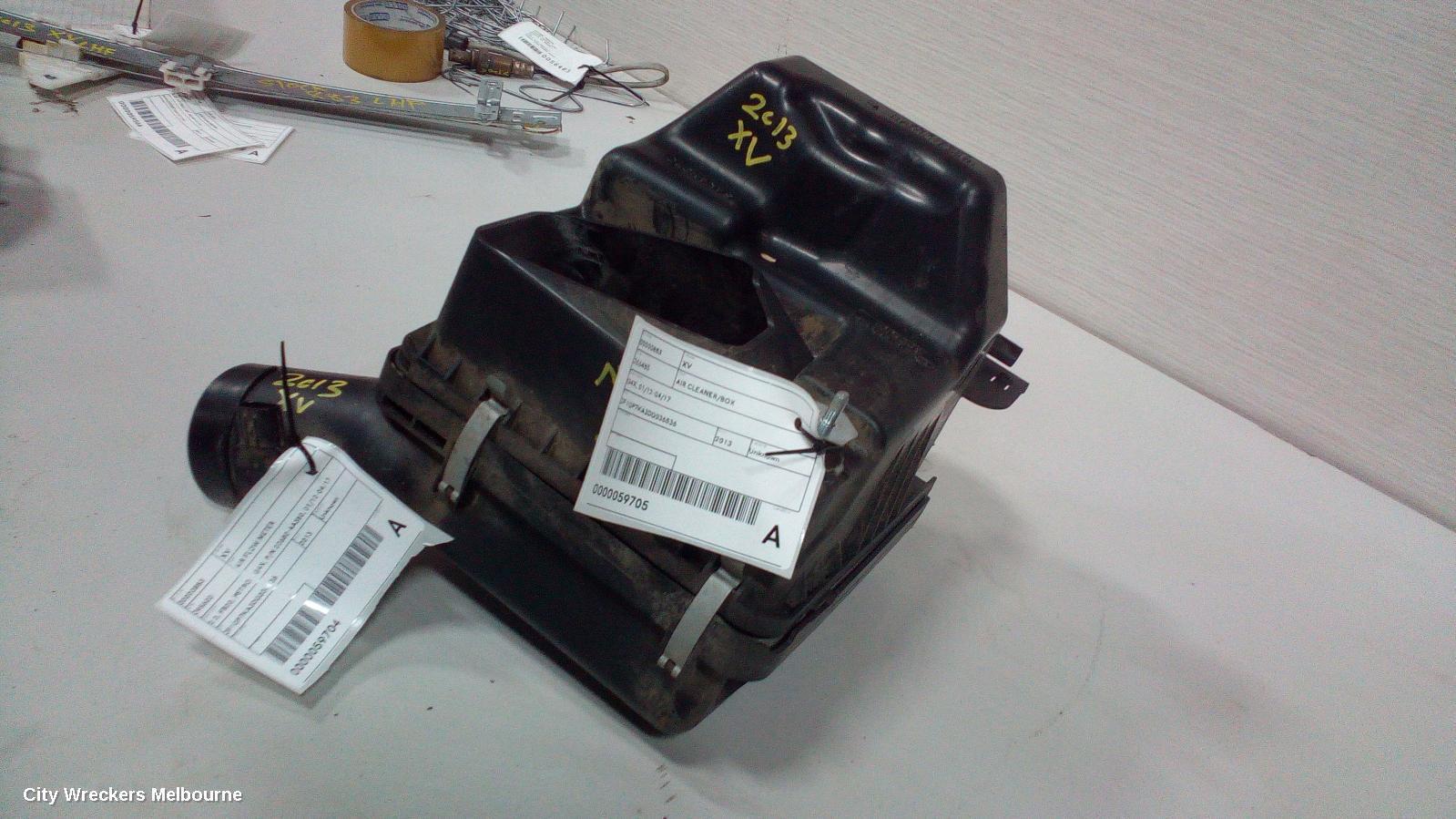SUBARU XV AIR CLEANER/BOX, G4X, PETROL, 2.0, NON HEV, 08/2011 - 04/2017