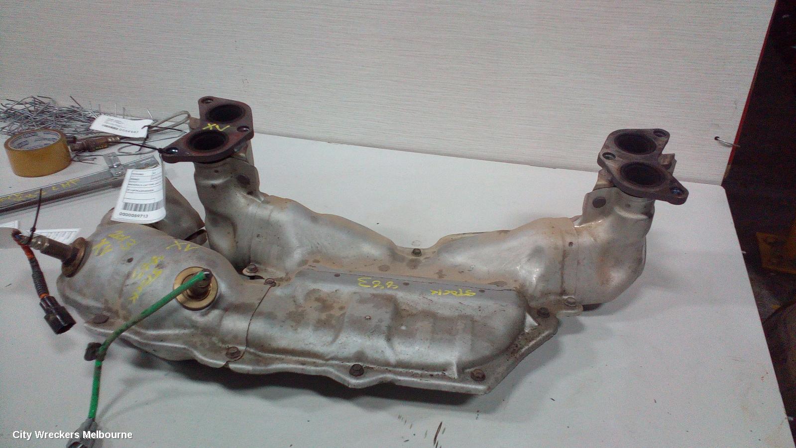 SUBARU XV CATALYTIC CONVERTER, MANIFOLD-CAT TYPE, G4X, 01/2012 - 04/2017