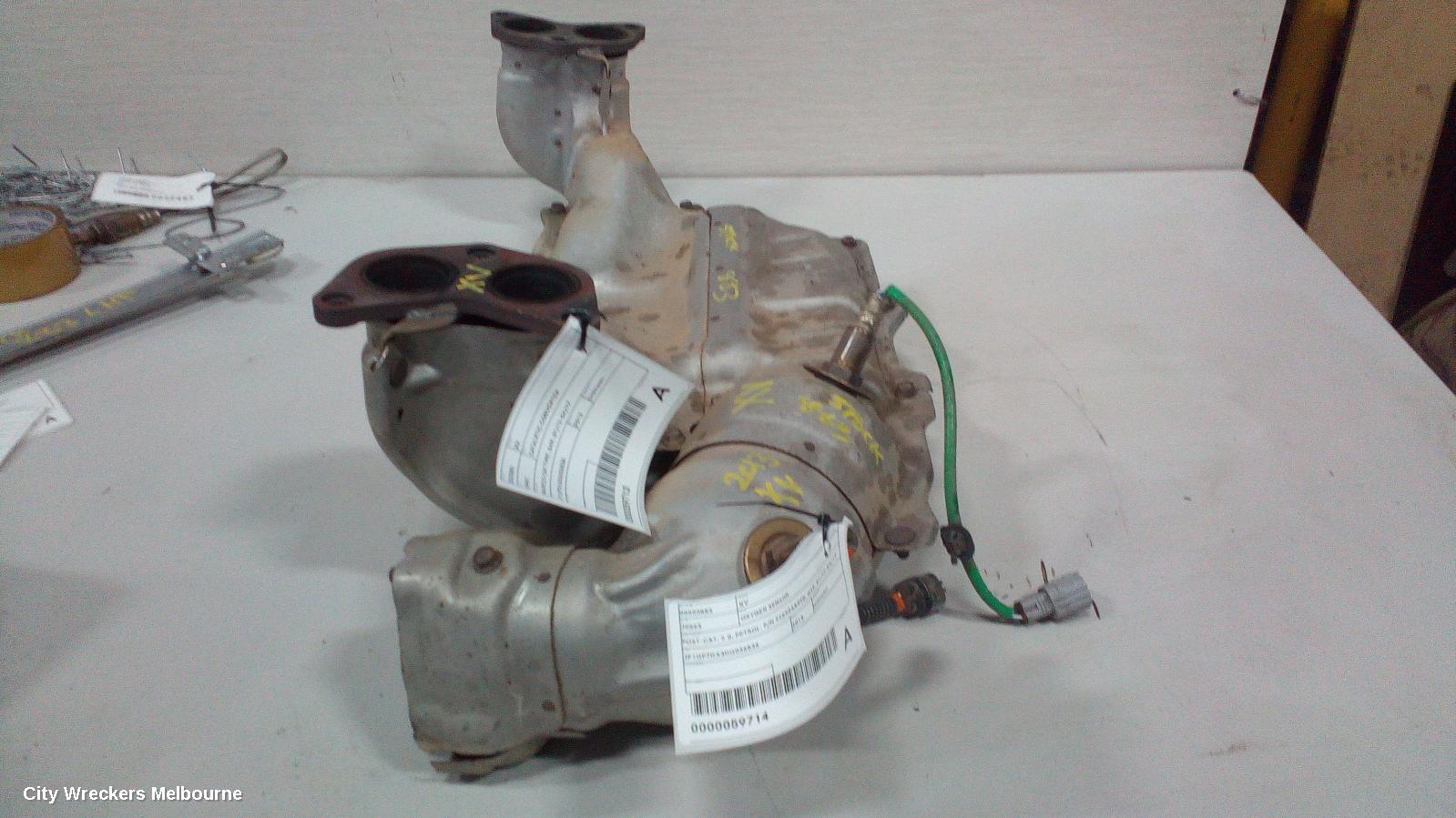 SUBARU XV CATALYTIC CONVERTER, MANIFOLD-CAT TYPE, G4X, 01/2012 - 04/2017
