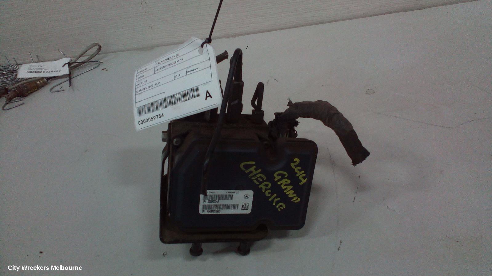 JEEP GRANDCHEROKEE ABS PUMP/MODULATOR, WK, 11/2010 ONWARDS