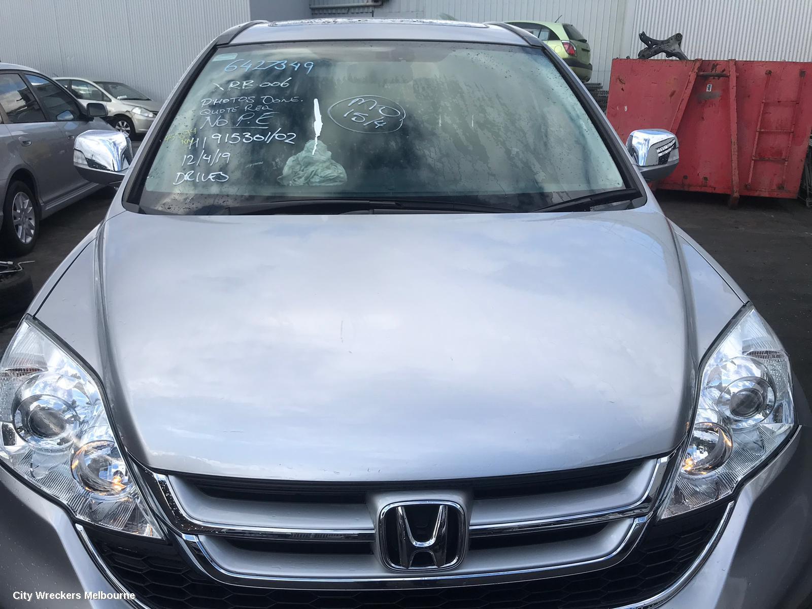 HONDA CRV RIGHT DOOR MIRROR, RE, POWER, 03/2007 - 10/2012