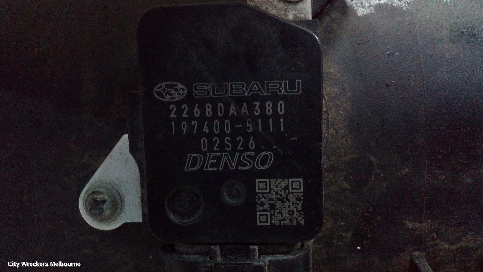 SUBARU FORESTER AIR FLOW METER, 2.0, EE20, DIESEL, SJ, P/N 22680-AA380, 02/2008 - 08/2018