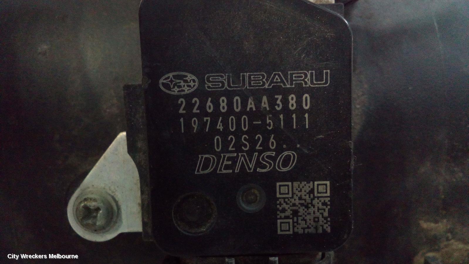 SUBARU FORESTER AIR FLOW METER, 2.0, EE20, DIESEL, SJ, P/N 22680-AA380, 02/2008 - 08/2018