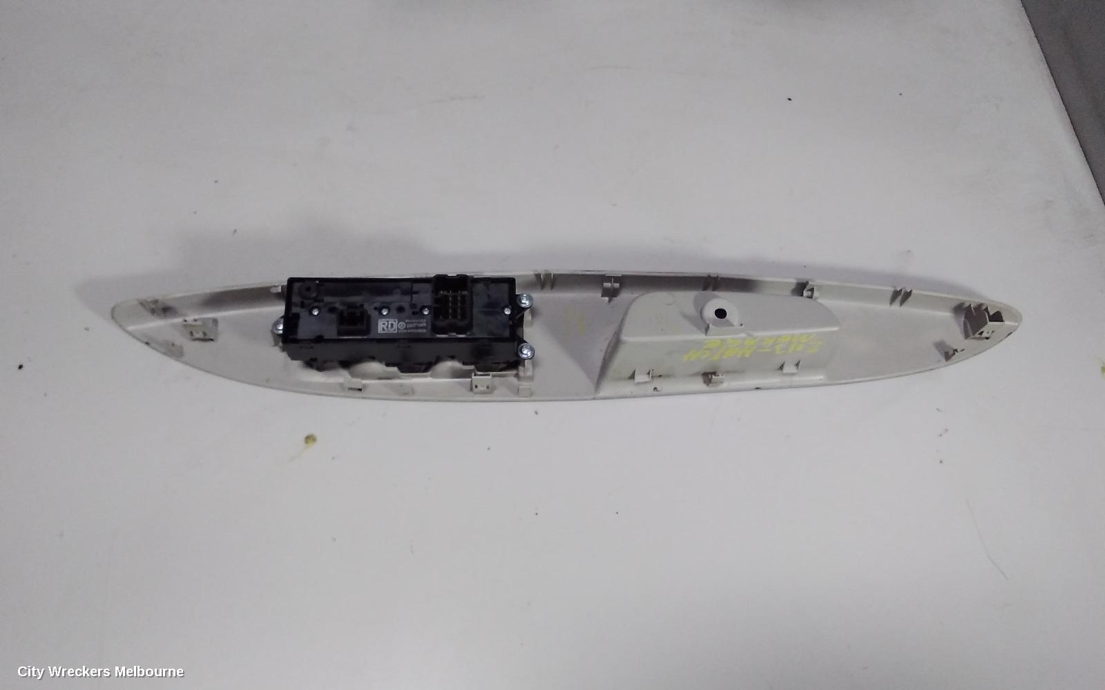 MITSUBISHI MIRAGE PWR DR WIND SWITCH, RH FRONT (MASTER SWITCH), LA, HATCH, 12/2012 ONWARDS
