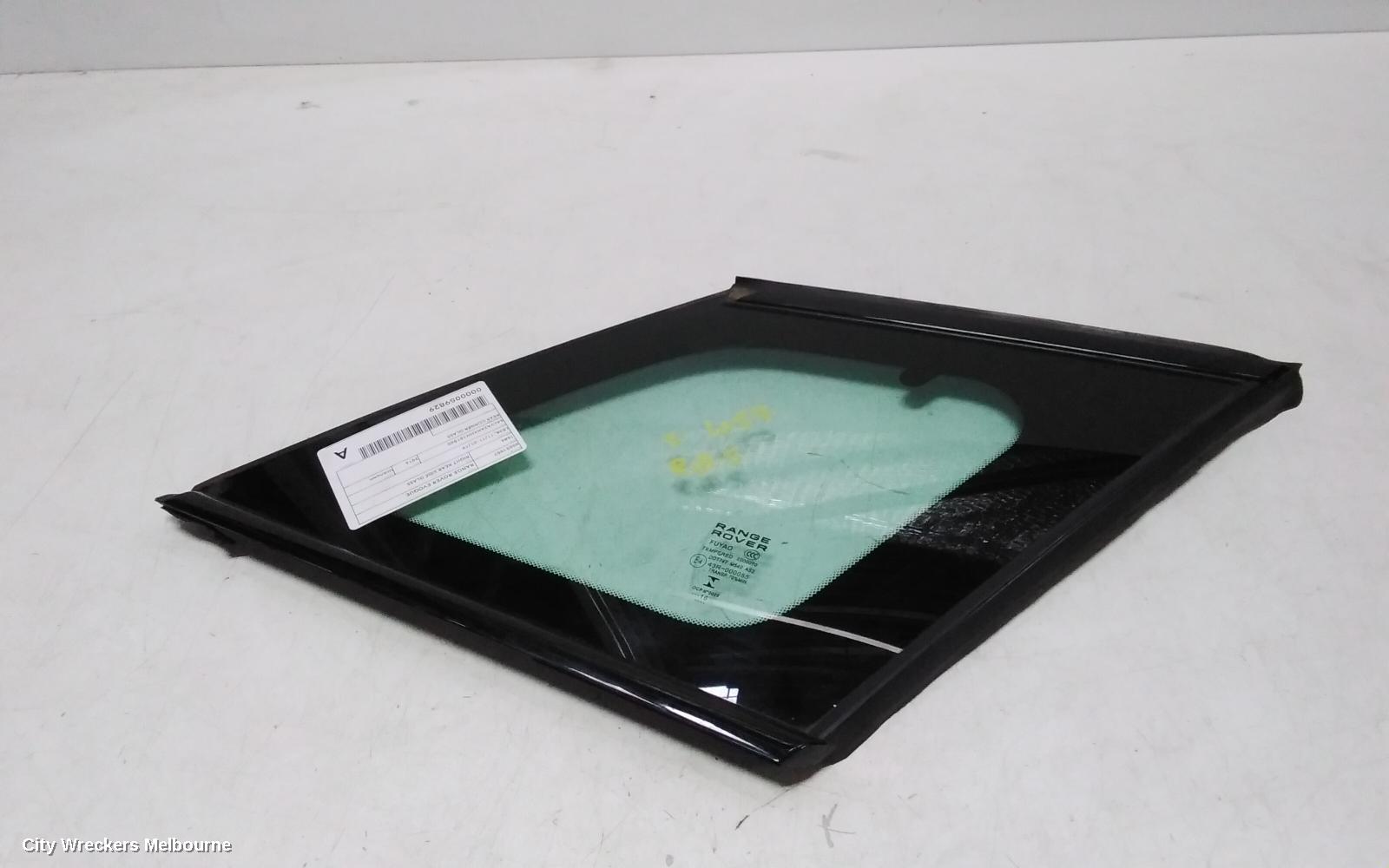 LAND ROVER RANGEROVER EVOQUE RIGHT REAR SIDE GLASS, 5DR, STANDARD TYPE, L538, 11/2011 - 01/2019