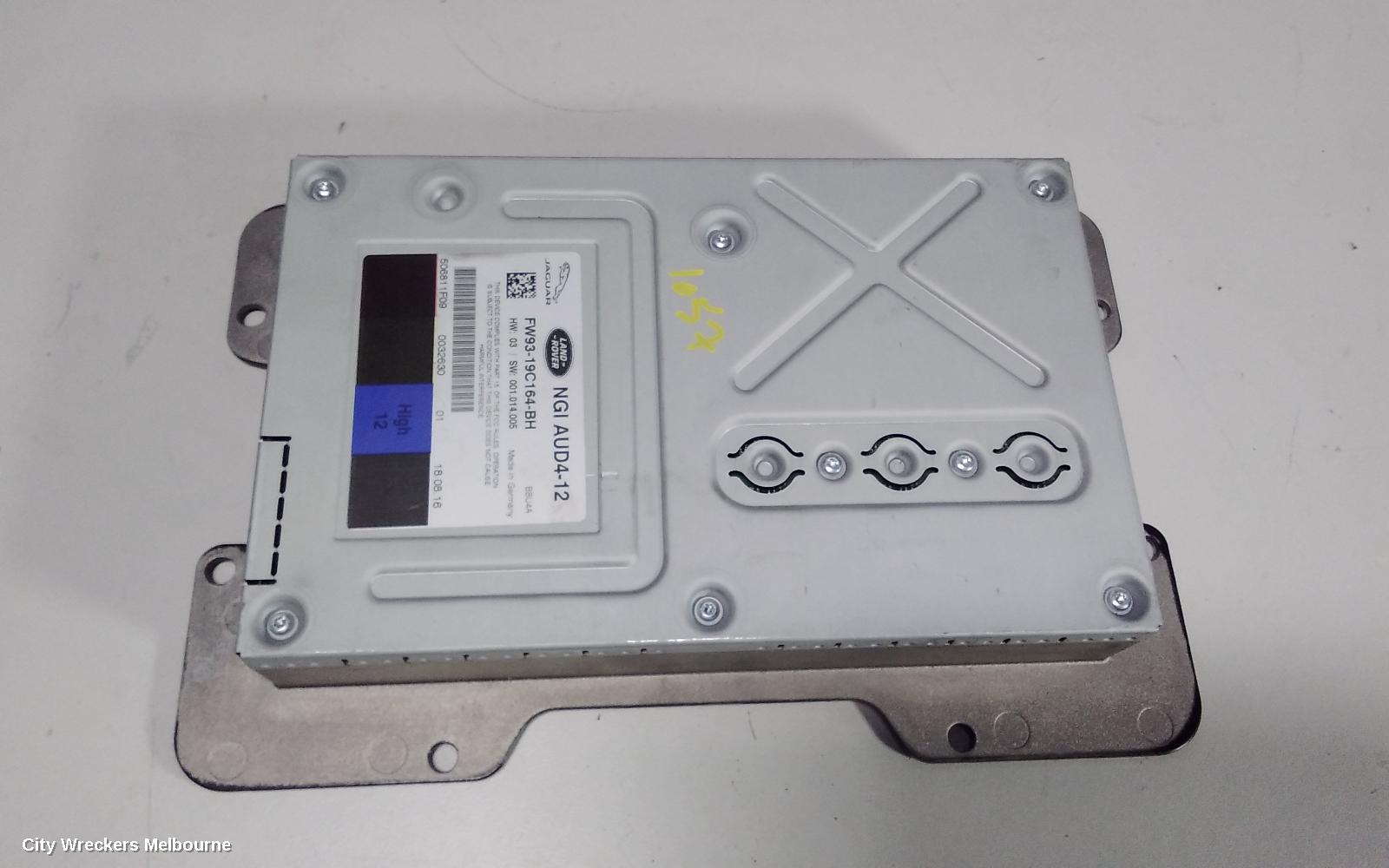 LAND ROVER RANGEROVER EVOQUE RADIO/CD/DVD/SAT/TV, AMPLIFIER, L538, 11/2011 - 01/2019