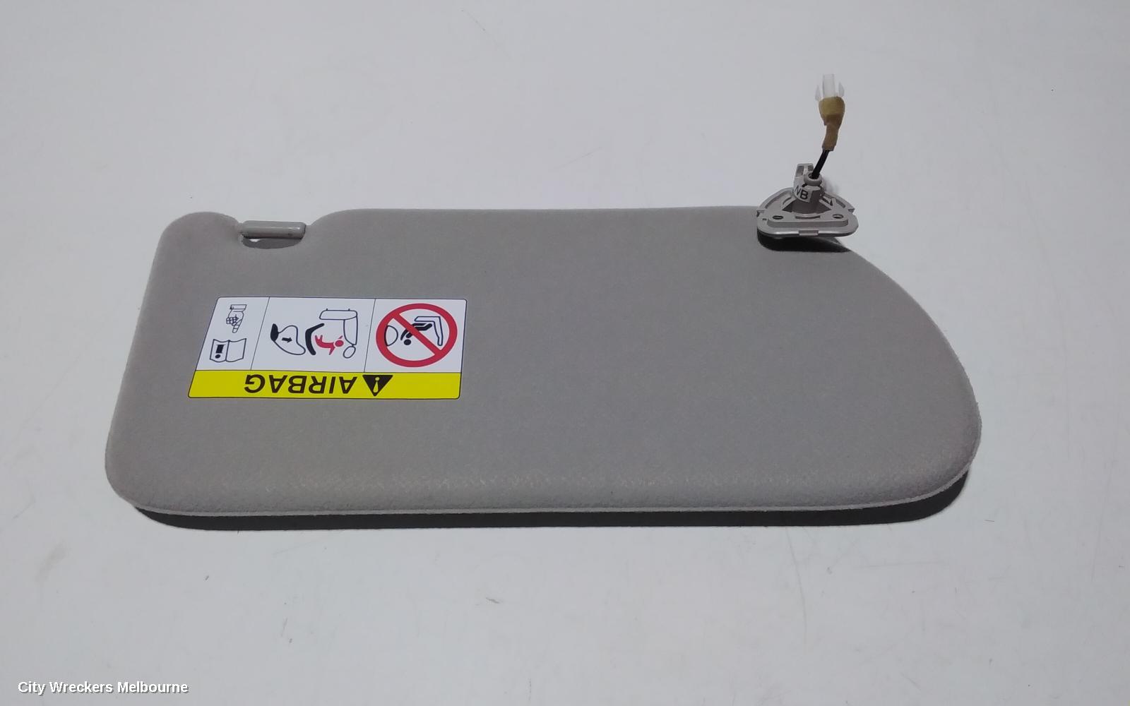 NISSAN NAVARA SUNVISOR, NP300, LH SIDE, CLOTH, BEIGE, W/ MIRROR & COURTESY LIGHT TYPE, 04/2015 ONWARDS
