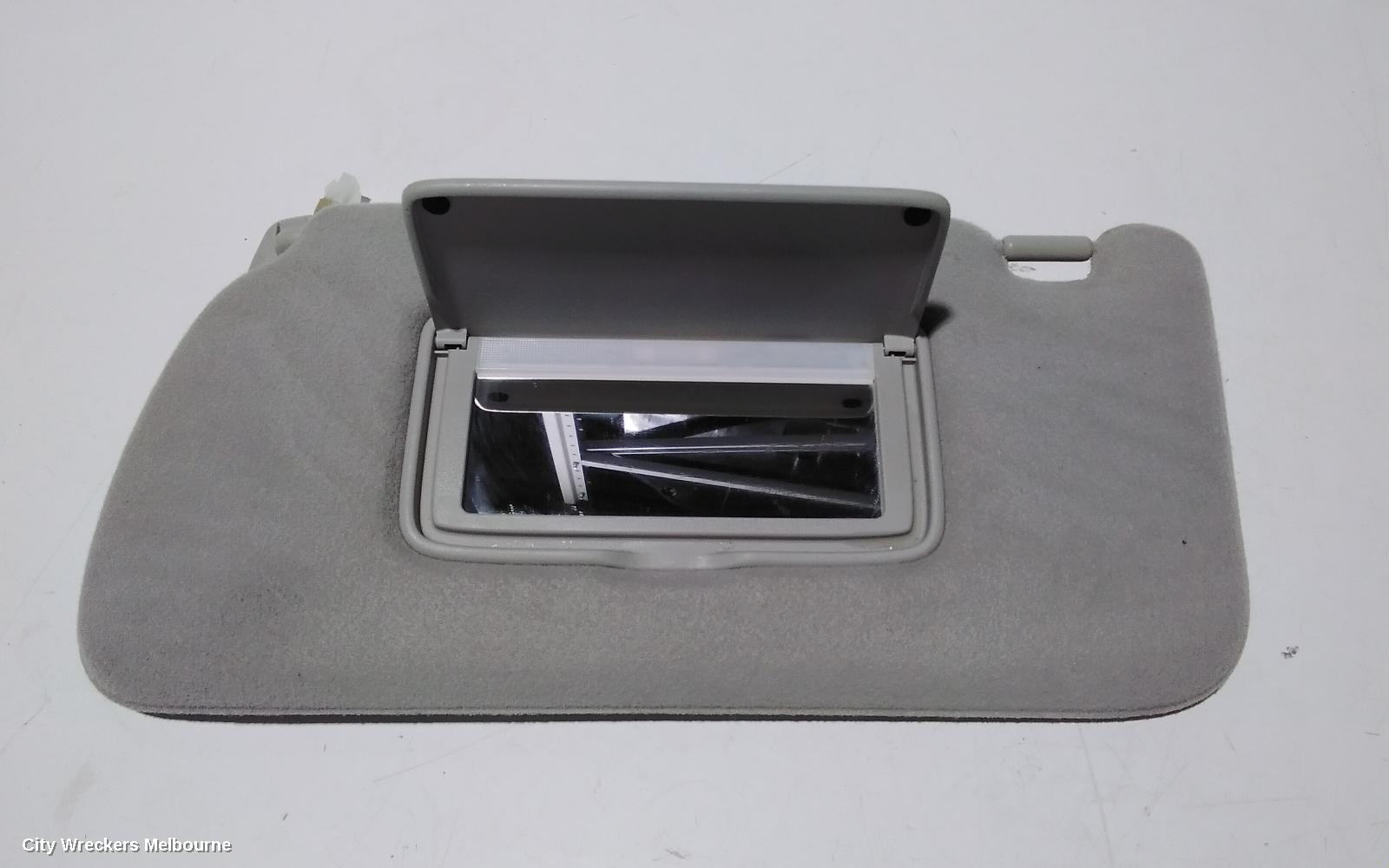 NISSAN NAVARA SUNVISOR, NP300, LH SIDE, CLOTH, BEIGE, W/ MIRROR & COURTESY LIGHT TYPE, 04/2015 ONWARDS