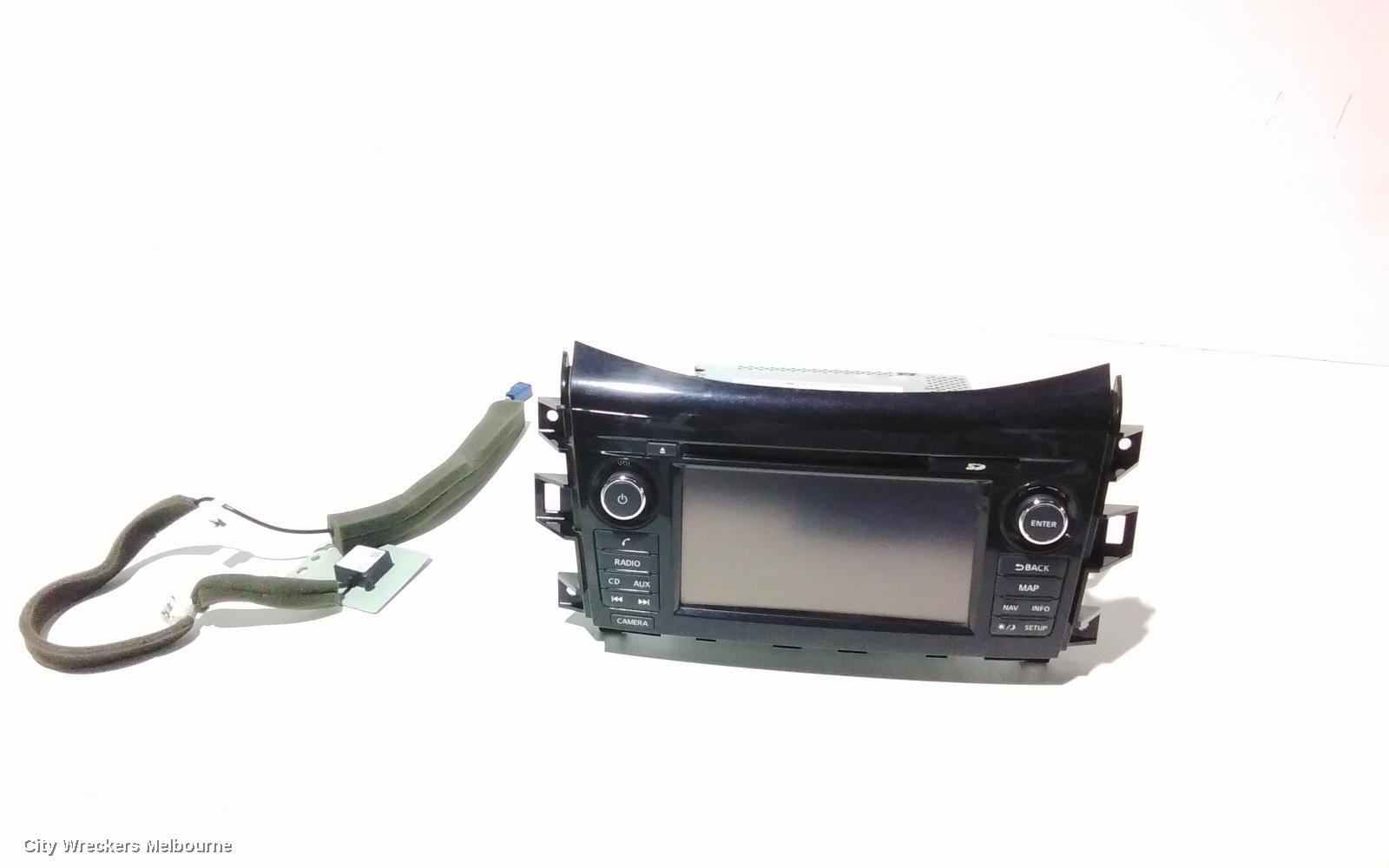 NISSAN NAVARA RADIO/CD/DVD/SAT/TV, NP300, W/ SAT NAV TYPE, 05/2015 - 11/2020