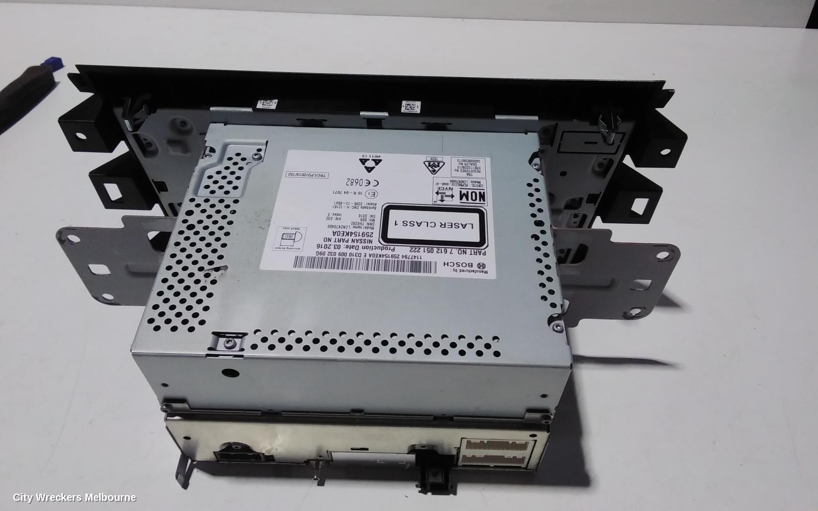 NISSAN NAVARA RADIO/CD/DVD/SAT/TV, NP300, W/ SAT NAV TYPE, 05/2015 - 11/2020