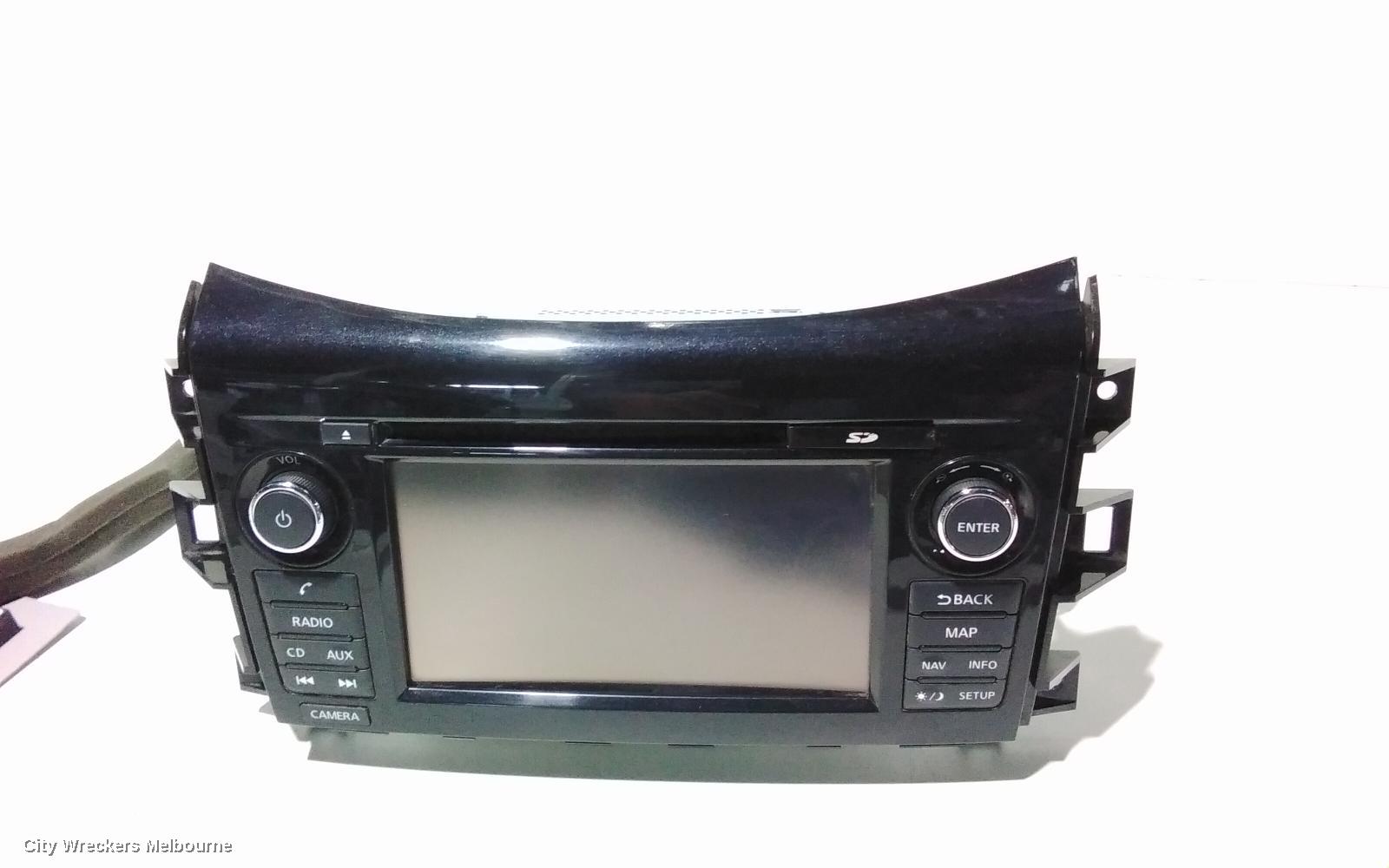 NISSAN NAVARA RADIO/CD/DVD/SAT/TV, NP300, W/ SAT NAV TYPE, 05/2015 - 11/2020