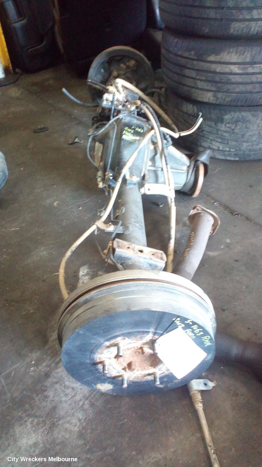 FORD RANGER REAR DIFF ASSEMBLY, 2.2/3.2, DIESEL, AUTO T/M, 2WD HI-RIDE/4WD, PX, 3.73 RATIO, LOCKER TYPE, 06/2011 - 06/2015