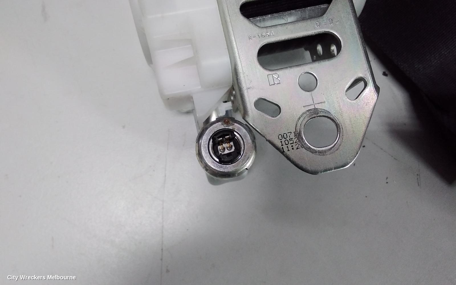 TOYOTA KLUGER SEATBELT/STALK, RH FRONT, SEAT BELT ONLY, GREY, GSU40-GSU45, 05/2007 - 07/2010