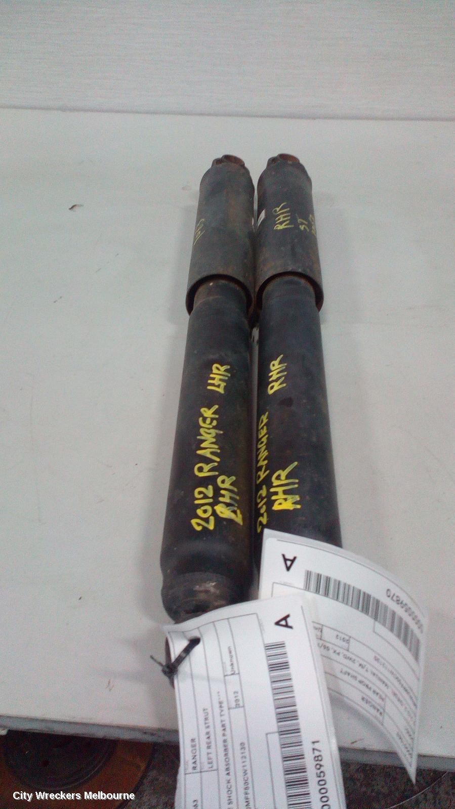FORD RANGER LEFT REAR STRUT, ***USE SHOCK ABSORBER PART TYPE***