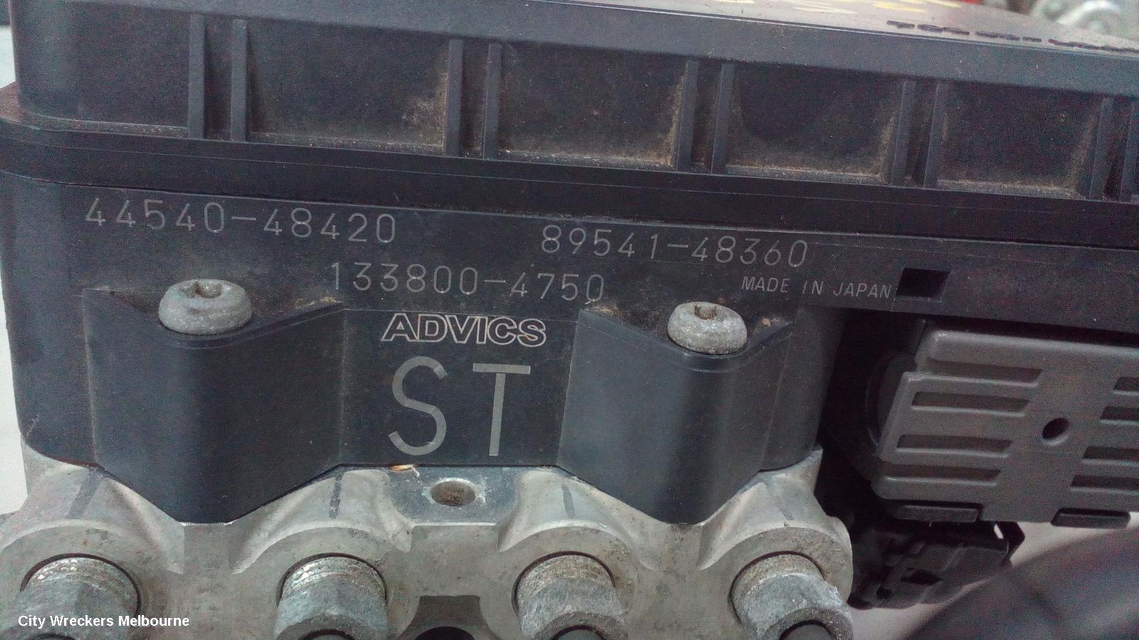TOYOTA KLUGER ABS PUMP/MODULATOR, GSU40-GSU45, 05/2007 - 02/2014