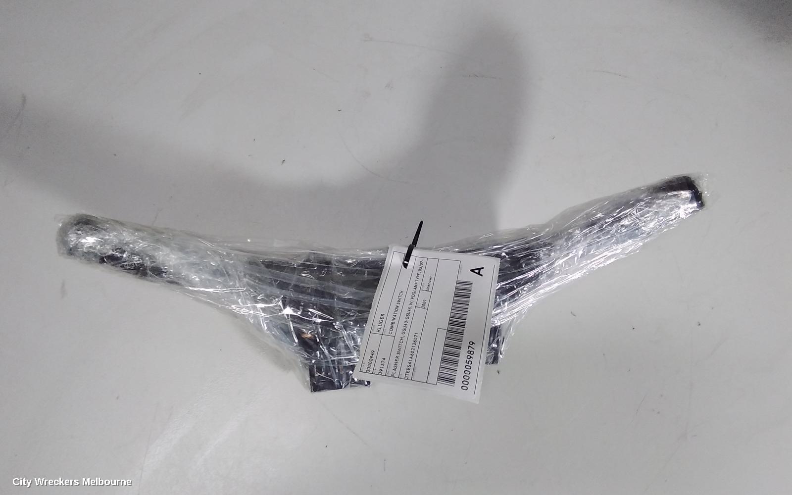 TOYOTA KLUGER COMBINATION SWITCH, FLASHER SWITCH, GSU40-GSU45, W/ FOGLAMP TYPE, 05/2007 - 12/2013