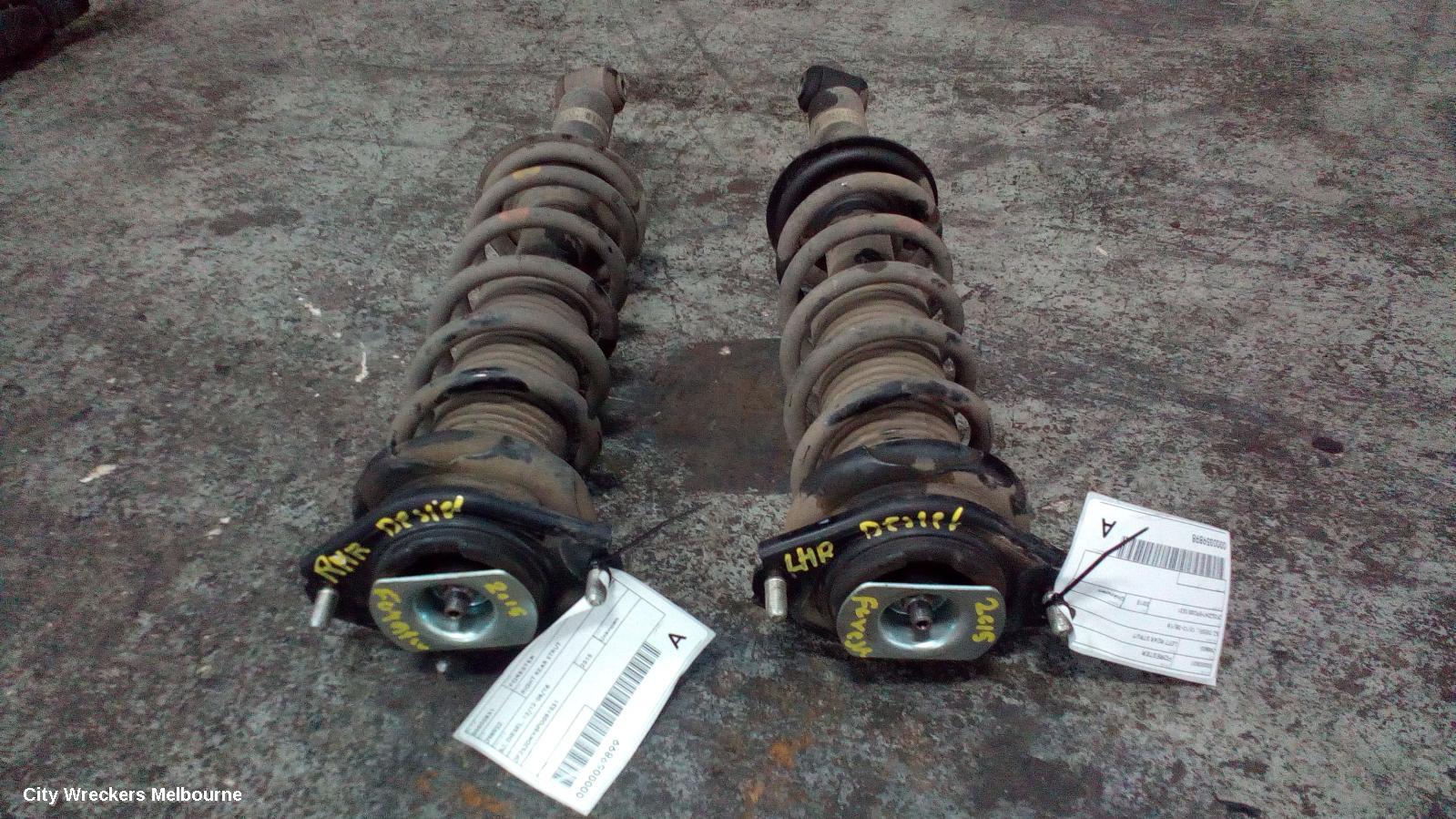 SUBARU FORESTER LEFT REAR STRUT, SJ, DIESEL, 12/2012 - 08/2018