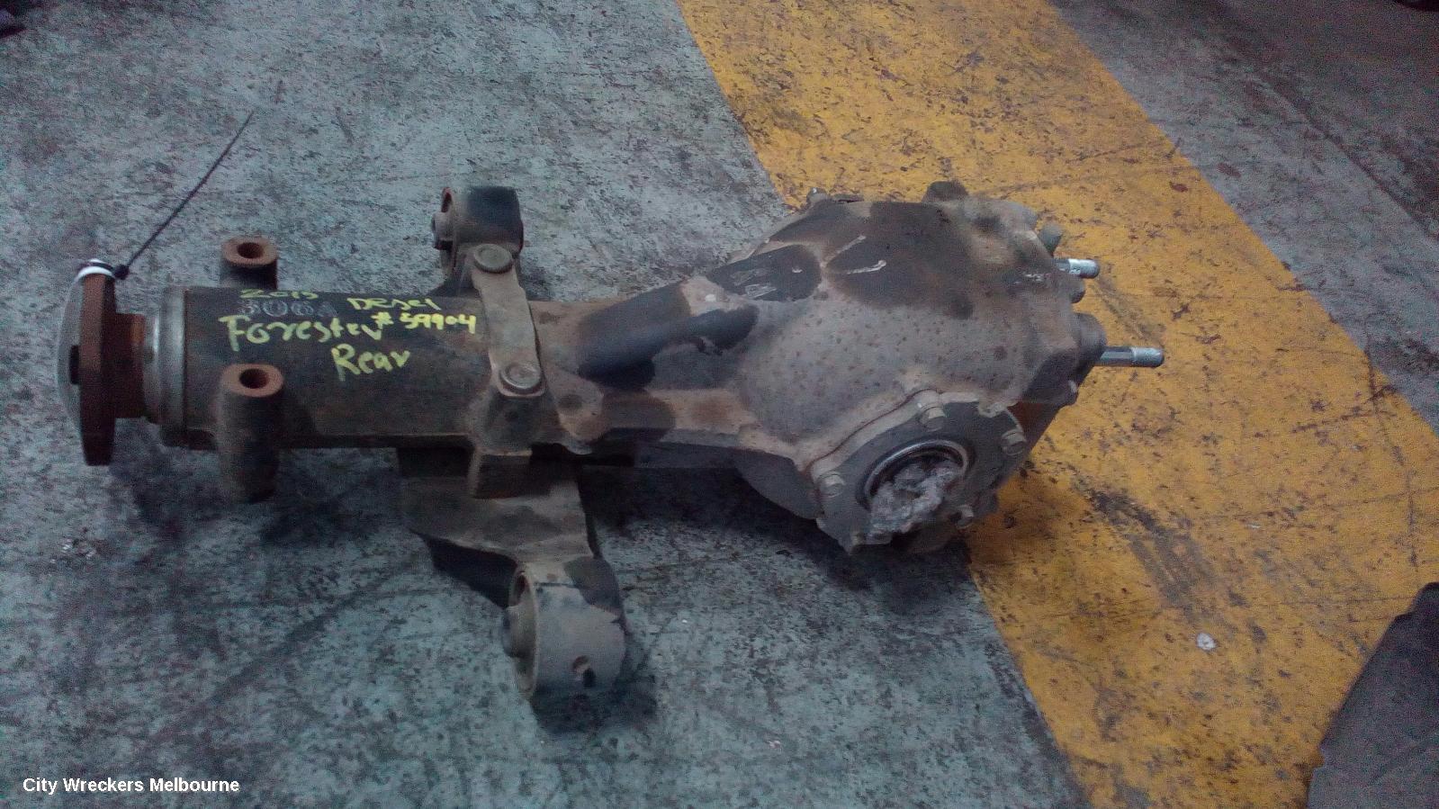 SUBARU FORESTER DIFFERENTIAL CENTRE, 2.0, EE20, AUTO T/M, SJ, 4.111 RATIO, NON LSD (X4 CODE), 01/2015 - 08/2018