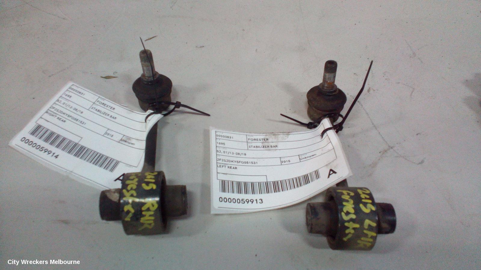 SUBARU FORESTER STABILISER BAR, SJ, 01/2013 - 08/2018