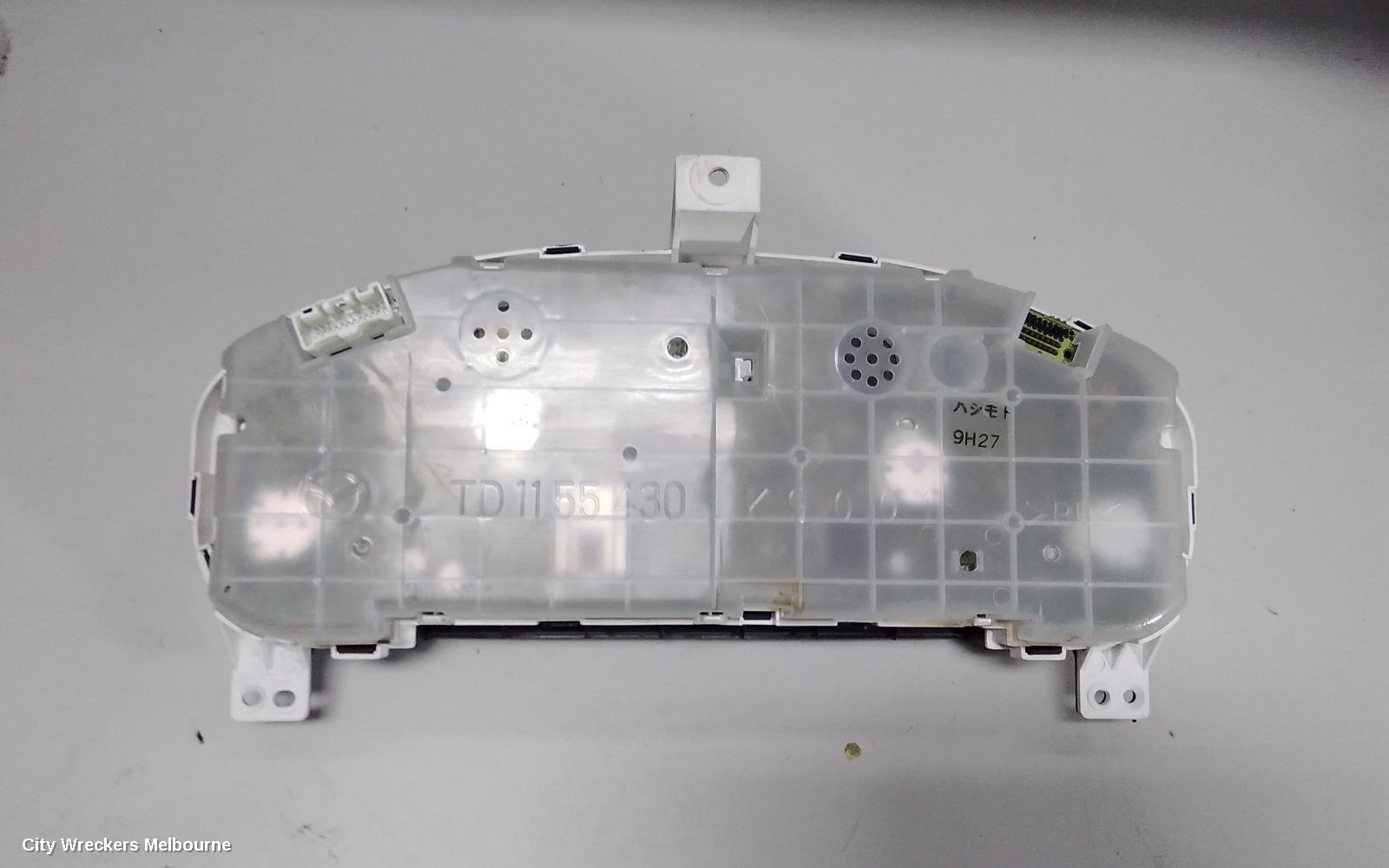 MAZDA CX9 INSTRUMENT CLUSTER, INSTRUMENT CLUSTER, AUTO T/M, LUXURY/GRAND TOURING/CLASSIC, RED NEEDLE TYPE, TB, 12/2007 - 10/2009