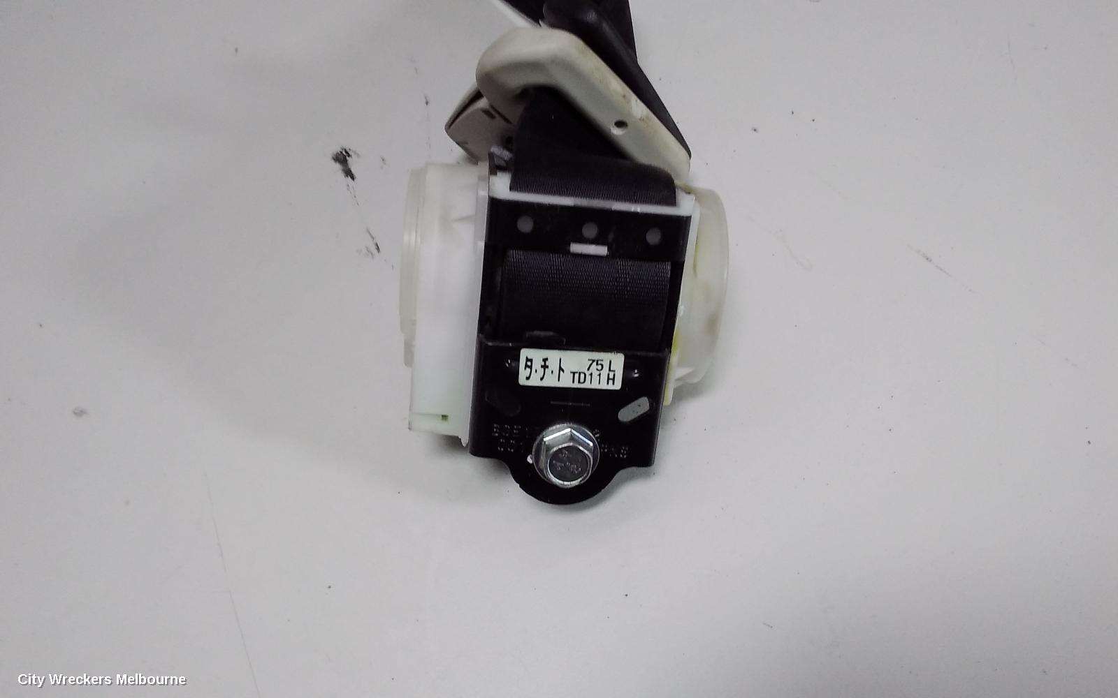 MAZDA CX9 SEATBELT/STALK, LH REAR 2ND ROW, SEAT BELT ONLY, TB, 12/2007 - 12/2015