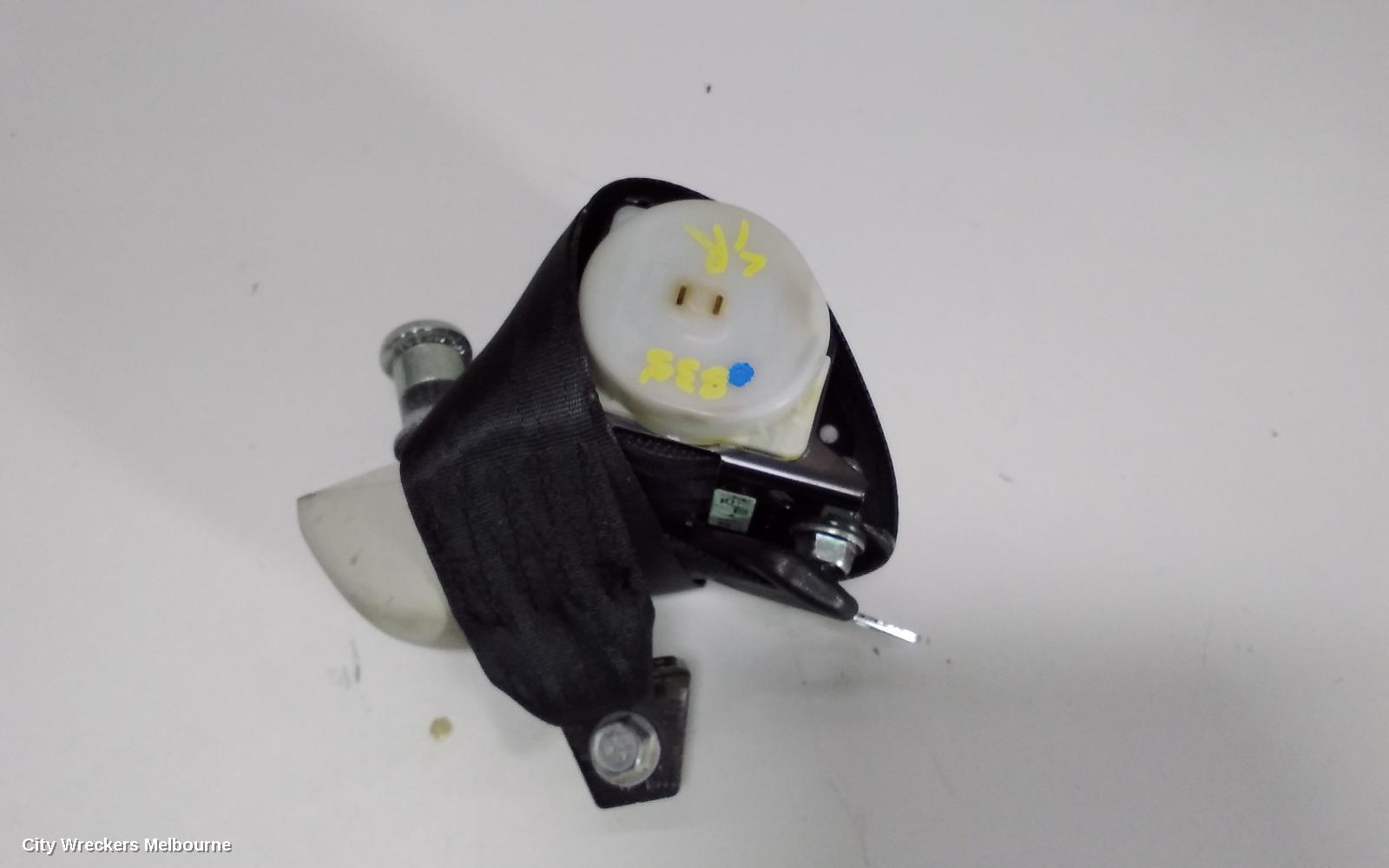 MAZDA CX9 SEATBELT/STALK, LH REAR 2ND ROW, SEAT BELT ONLY, TB, 12/2007 - 12/2015