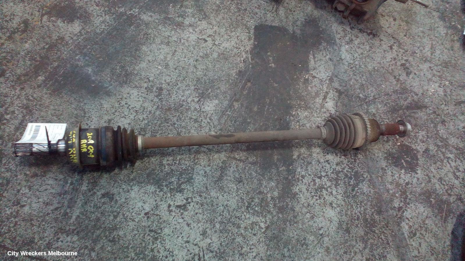 MAZDA CX9 RIGHT DRIVESHAFT, REAR, TB, 12/2007 - 12/2015
