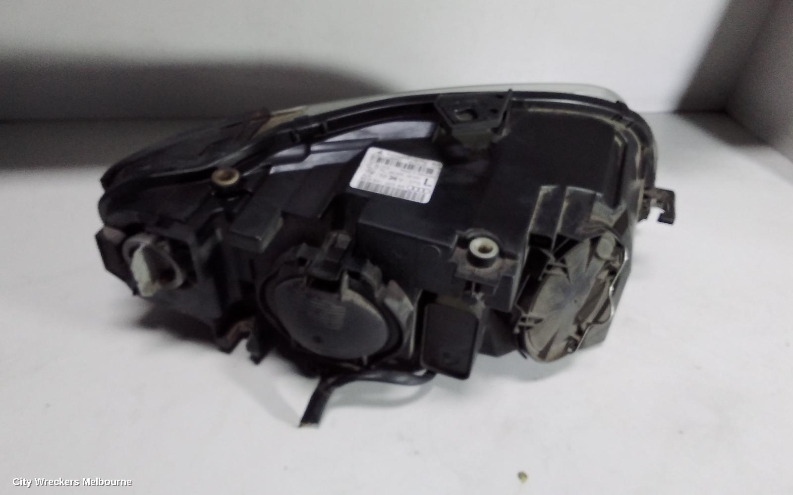 AUDI A4 LEFT HEADLAMP, B7, A4, HALOGEN, AMBER INDICATOR TYPE, 08/2004 - 07/2009