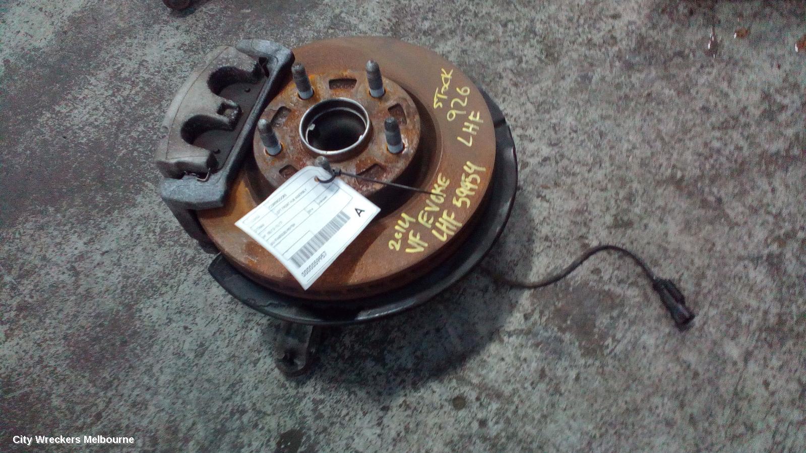 HOLDEN COMMODORE LEFT FRONT HUB ASSEMBLY, VF, 05/2013 - 12/2017