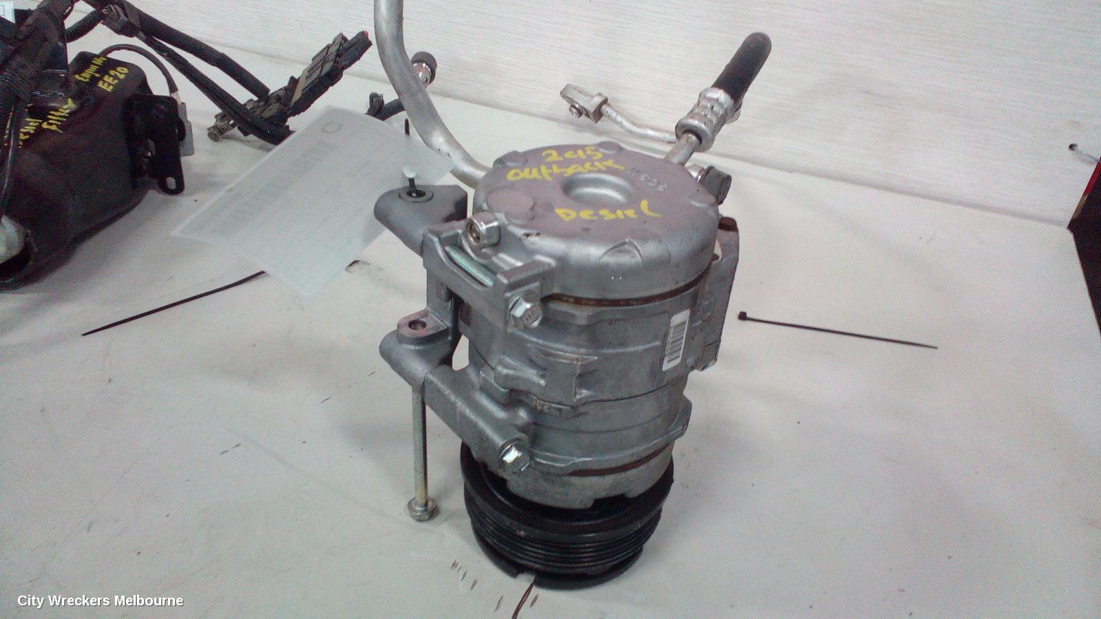 SUBARU OUTBACK A/C COMPRESSOR, 6TH GEN, 2.0, EE20, DIESEL, 08/2014 ONWARDS