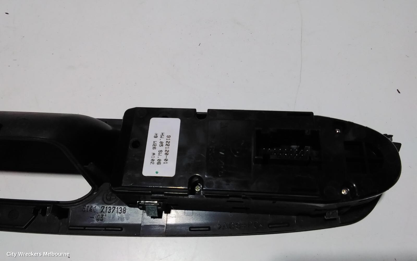 BMW X5 PWR DR WIND SWITCH, RH FRONT (MASTER SWITCH), E70, 03/2007 - 08/2013