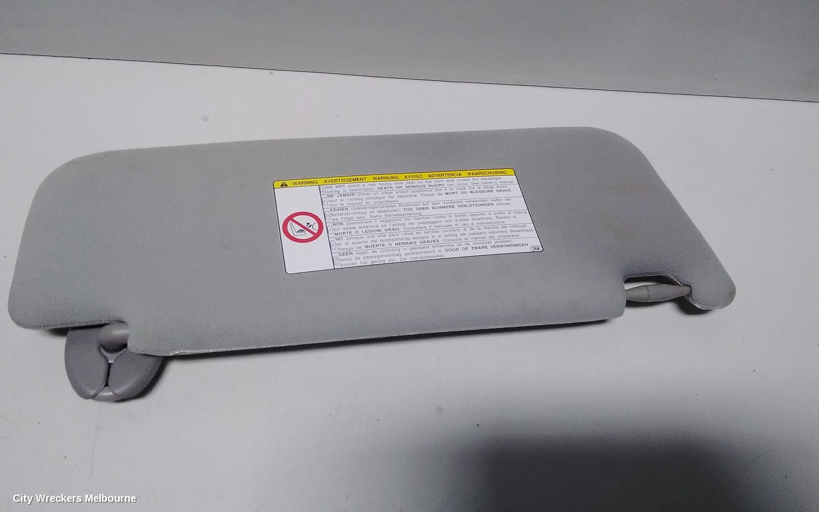 TOYOTA CAMRY SUNVISOR, ASV50/AVV50, LH SIDE, NON LAMP TYPE, 12/2011 - 10/2017