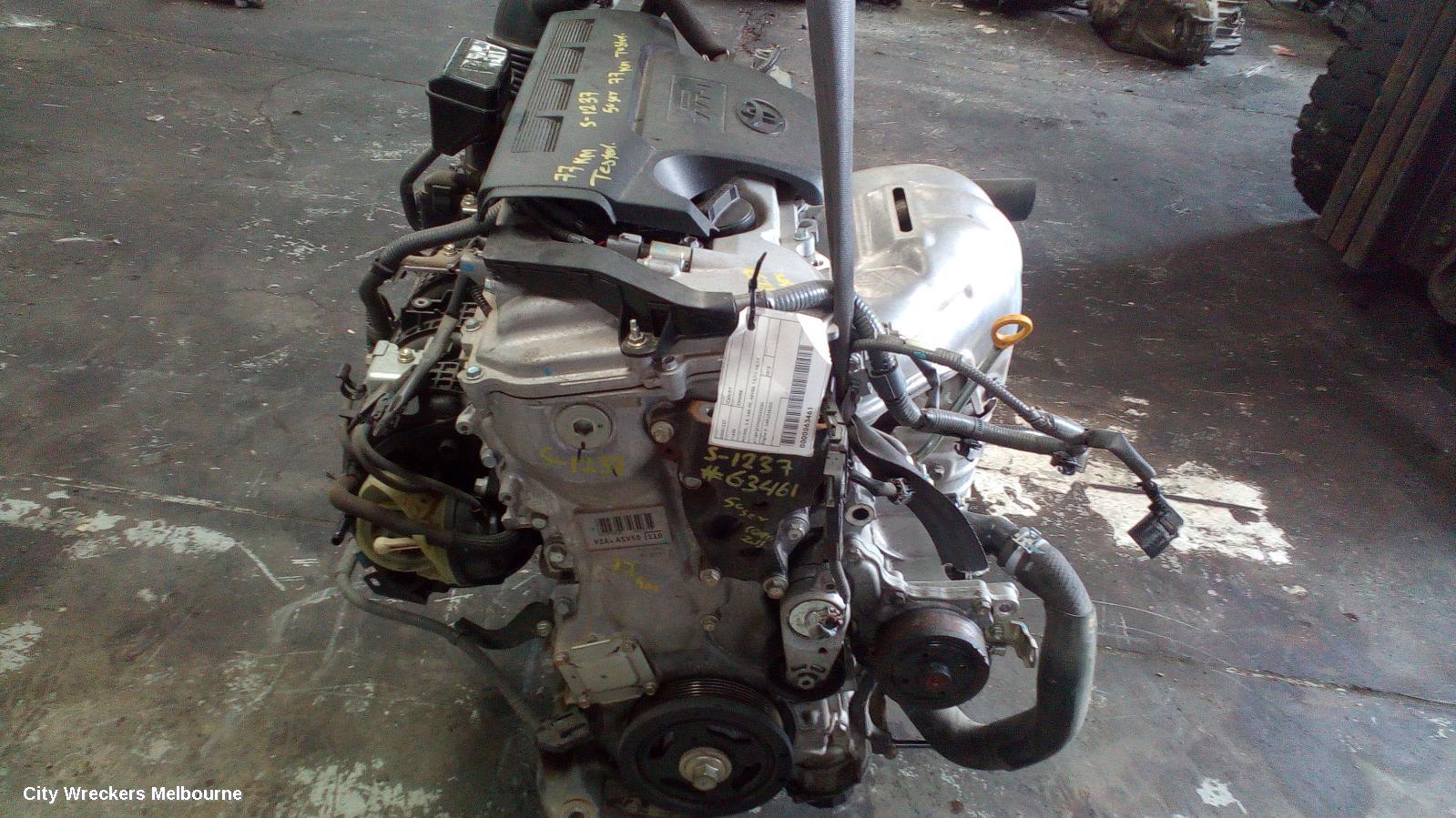 TOYOTA CAMRY ENGINE, PETROL, 2.5, 2AR-FE, ASV50, 12/2011 - 10/2017