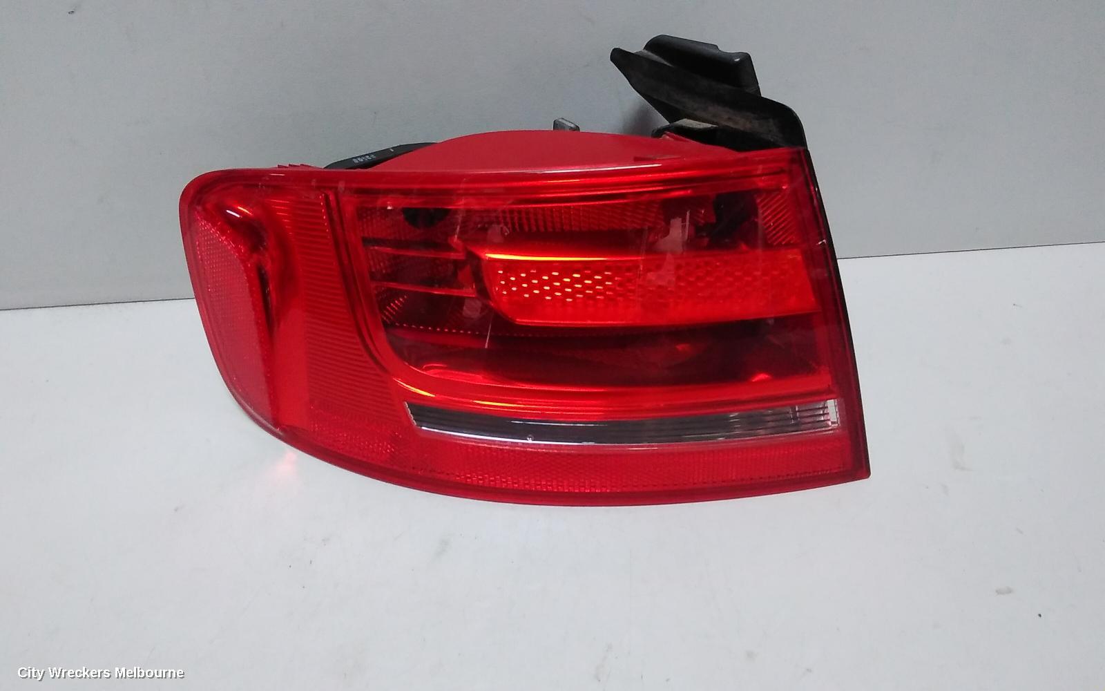 AUDI A4 LEFT TAILLIGHT, B8 8K (A4), SEDAN, STANDARD TYPE, 02/2008 - 06/2012