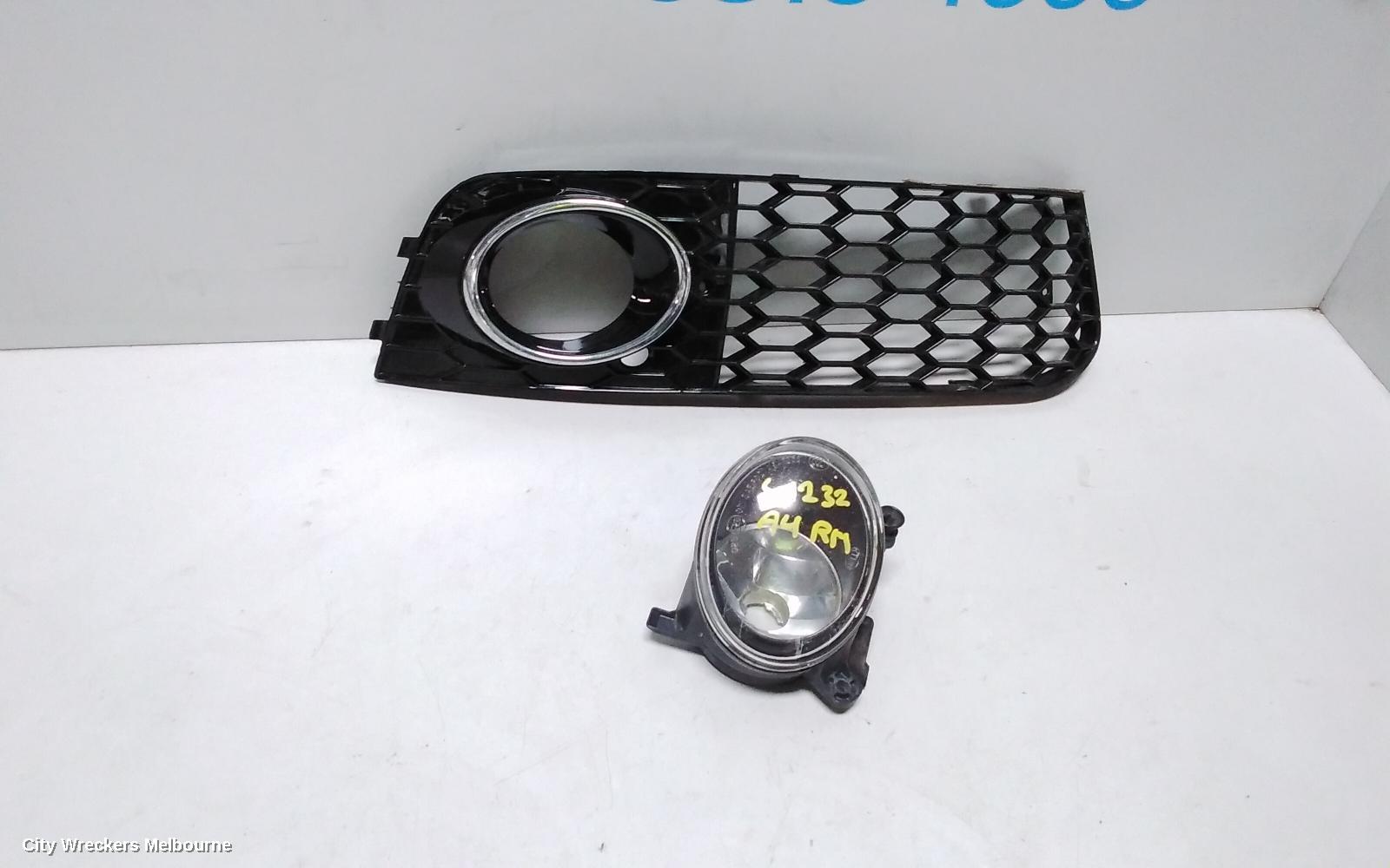 AUDI A4 RIGHT INDICATOR/FOG/SIDE, BUMPER FOGLAMP, B8 8K, 02/2008 - 06/2012