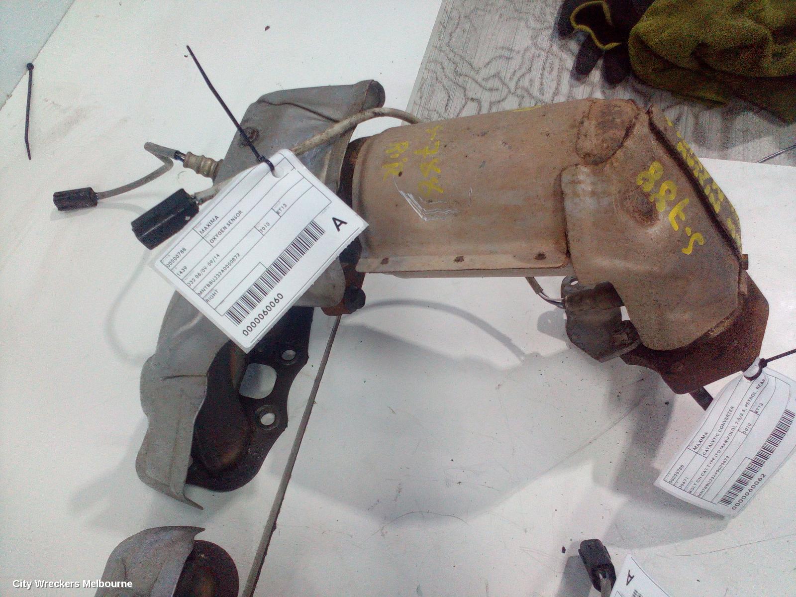 NISSAN MAXIMA CATALYTIC CONVERTER, BOLT ON CAT TYPE (TO MANIFOLD), 2.5/3.5, PETROL, REAR (RH SIDE), J32, 06/2009 - 09/2014