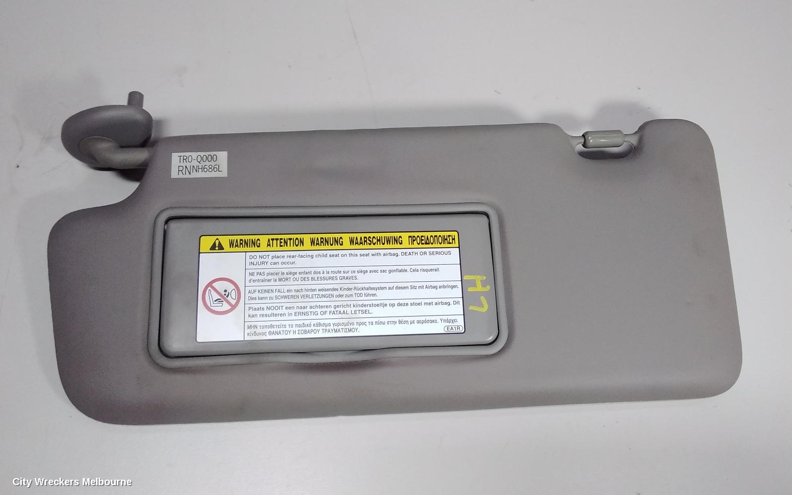 HONDA CIVIC SUNVISOR, 9TH GEN, LH SIDE, 02/2012 - 04/2016