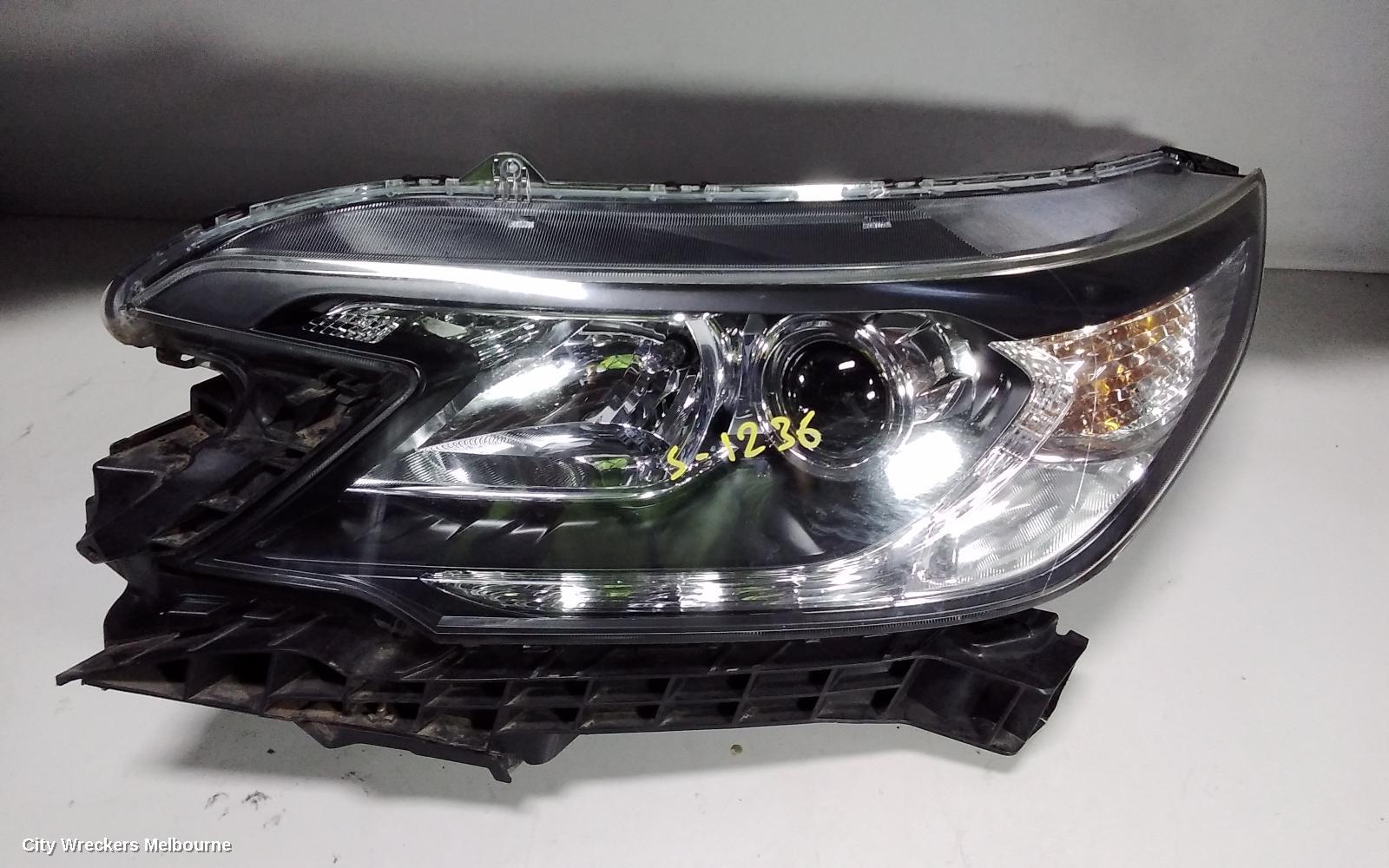 HONDA CRV LEFT HEADLAMP, RM, VTI/VTI-S/SPORT, HALOGEN TYPE, 11/2012 - 10/2014