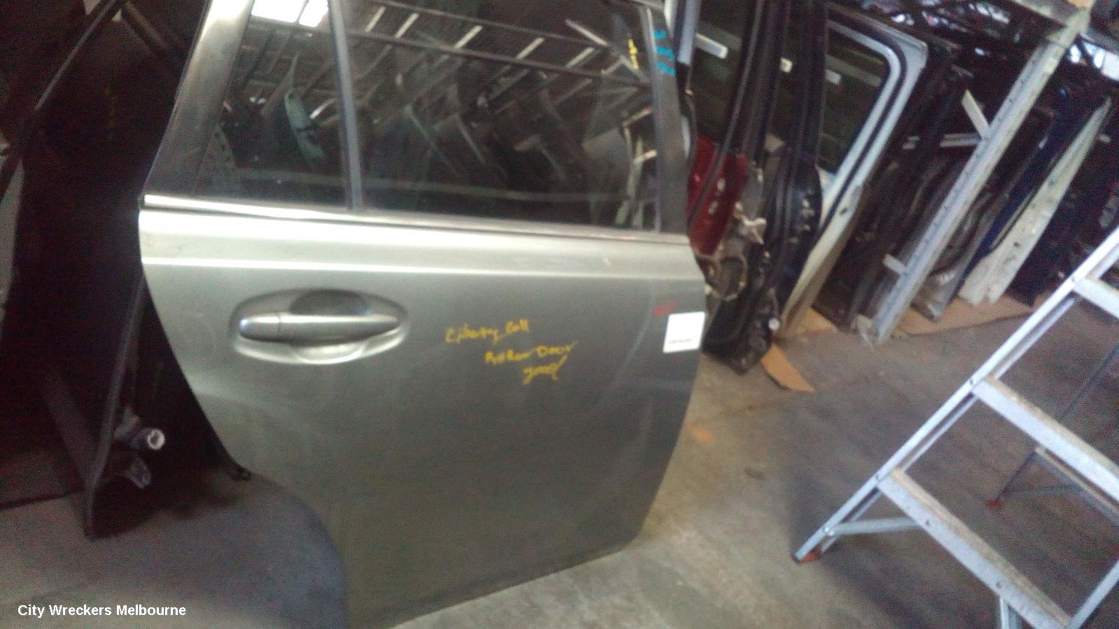 SUBARU LIBERTY RIGHT REAR DOOR, 5TH GEN, WAGON, 2.5I/3.6R/GT, 07/2009 - 11/2014