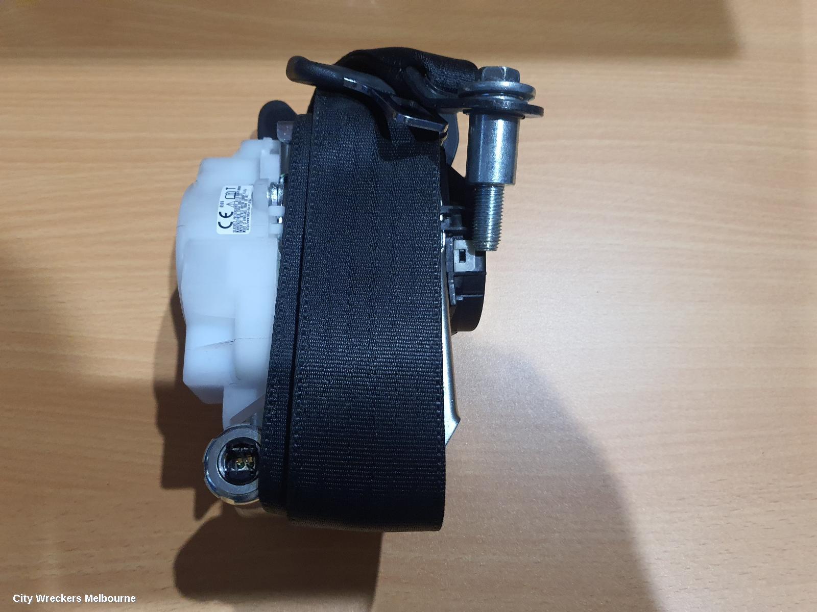 TOYOTA TARAGO SEATBELT/STALK, RH FRONT, SEAT BELT ONLY, BLACK, NON ELEC MOTOR ADJUSTMENT TYPE, ACR50R/GSR50R, 04/2012 - 06/2020